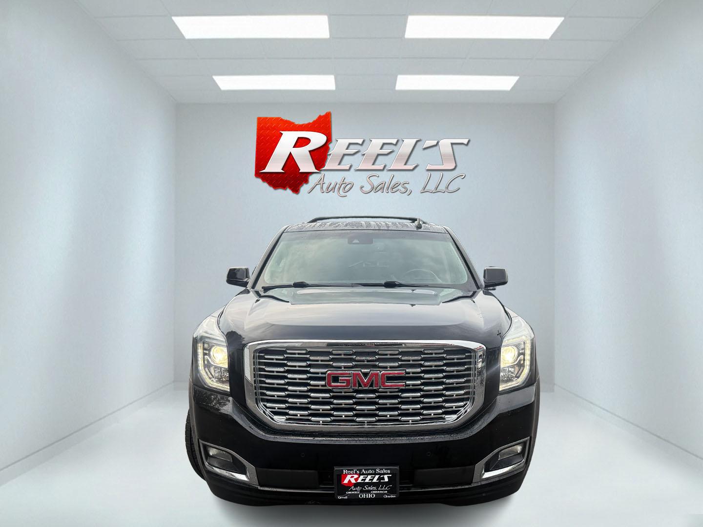 2018 Black /Black GMC Yukon Denali 4WD (1GKS2CKJ0JR) with an 6.2L V8 OHV 16V engine, Automatic transmission, located at 547 E. Main St., Orwell, OH, 44076, (440) 437-5893, 41.535435, -80.847855 - 2018 GMC Yukon Denali 4WD – Flagship Family Luxury with Serious V8 Capability The Denali name means this Yukon sits at the top of the lineup, and this 2018 4WD wears that prestige well. Finished in Black, it has the dark, commanding presence families want when they are stepping up to a full-size- Photo#1