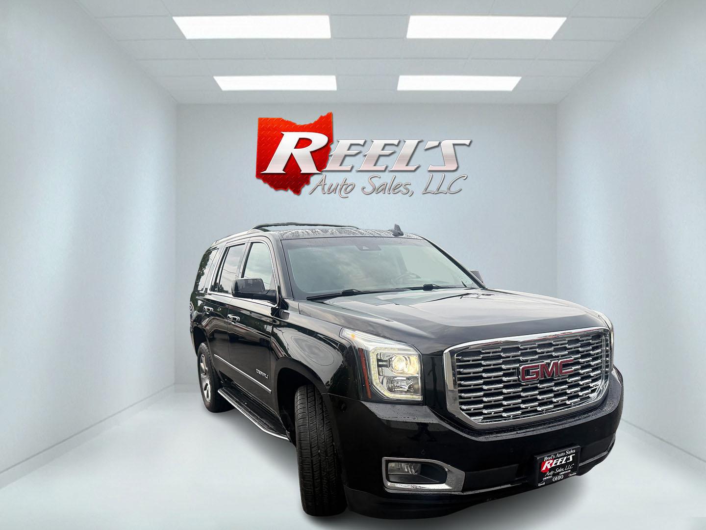 2018 Black /Black GMC Yukon Denali 4WD (1GKS2CKJ0JR) with an 6.2L V8 OHV 16V engine, Automatic transmission, located at 547 E. Main St., Orwell, OH, 44076, (440) 437-5893, 41.535435, -80.847855 - 2018 GMC Yukon Denali 4WD – Flagship Family Luxury with Serious V8 Capability The Denali name means this Yukon sits at the top of the lineup, and this 2018 4WD wears that prestige well. Finished in Black, it has the dark, commanding presence families want when they are stepping up to a full-size- Photo#2