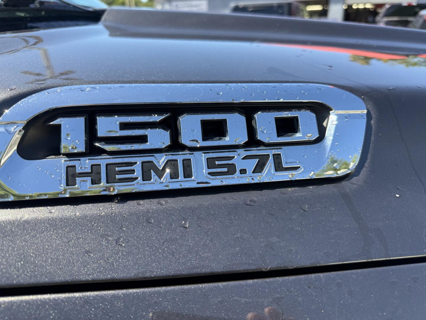 2019 Gray /Black RAM 1500 Laramie Crew Cab SWB 4WD (1C6SRFJT8KN) with an 5.7L V8 OHV 16V engine, Automatic transmission, located at 547 E. Main St., Orwell, OH, 44076, (440) 437-5893, 41.535435, -80.847855 - 2019 Ram 1500 Laramie Crew Cab 4WD – HEMI Power with Laramie Comfort and Presence The Laramie trim is where the Ram 1500 starts to feel more upscale, and this 2019 Crew Cab 4WD shows why. Finished in Granite Crystal Metallic with 20" polished aluminum wheels and full LED exterior lighting, it has- Photo#6