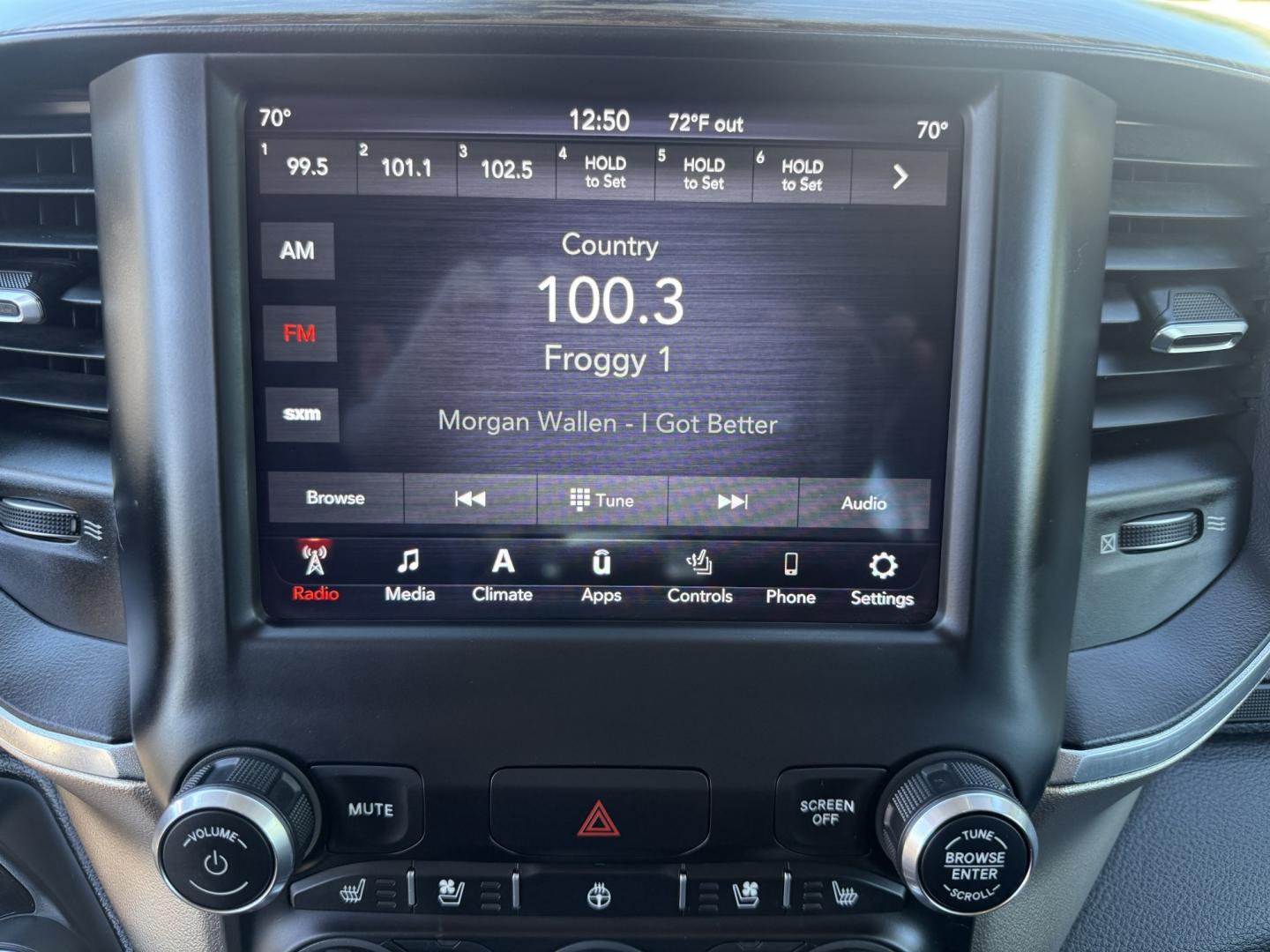 2019 Gray /Black RAM 1500 Laramie Crew Cab SWB 4WD (1C6SRFJT8KN) with an 5.7L V8 OHV 16V engine, Automatic transmission, located at 547 E. Main St., Orwell, OH, 44076, (440) 437-5893, 41.535435, -80.847855 - 2019 Ram 1500 Laramie Crew Cab 4WD – HEMI Power with Laramie Comfort and Presence The Laramie trim is where the Ram 1500 starts to feel more upscale, and this 2019 Crew Cab 4WD shows why. Finished in Granite Crystal Metallic with 20" polished aluminum wheels and full LED exterior lighting, it has- Photo#20
