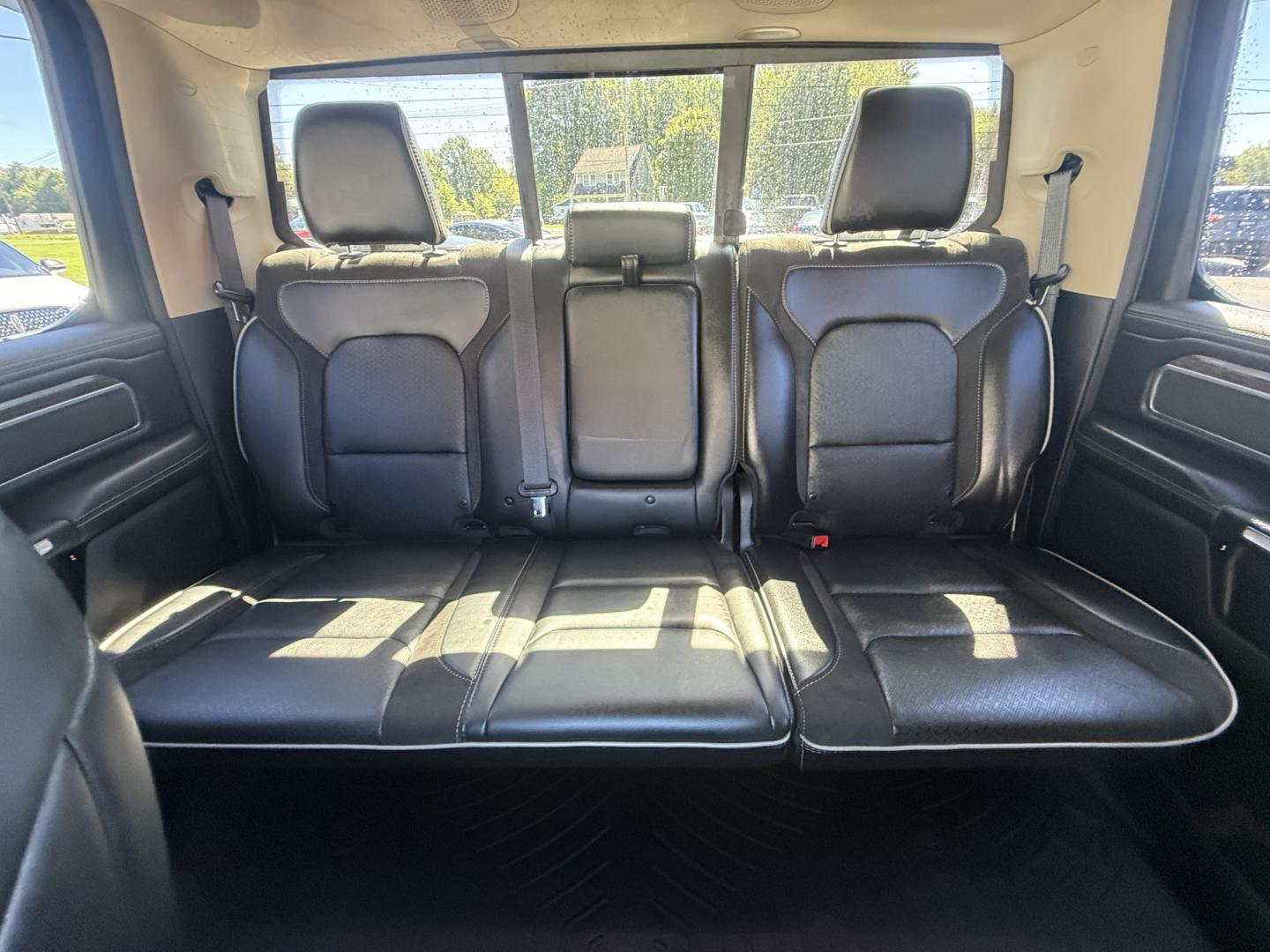 2019 Gray /Black RAM 1500 Laramie Crew Cab SWB 4WD (1C6SRFJT8KN) with an 5.7L V8 OHV 16V engine, Automatic transmission, located at 547 E. Main St., Orwell, OH, 44076, (440) 437-5893, 41.535435, -80.847855 - 2019 Ram 1500 Laramie Crew Cab 4WD – HEMI Power with Laramie Comfort and Presence The Laramie trim is where the Ram 1500 starts to feel more upscale, and this 2019 Crew Cab 4WD shows why. Finished in Granite Crystal Metallic with 20" polished aluminum wheels and full LED exterior lighting, it has- Photo#29