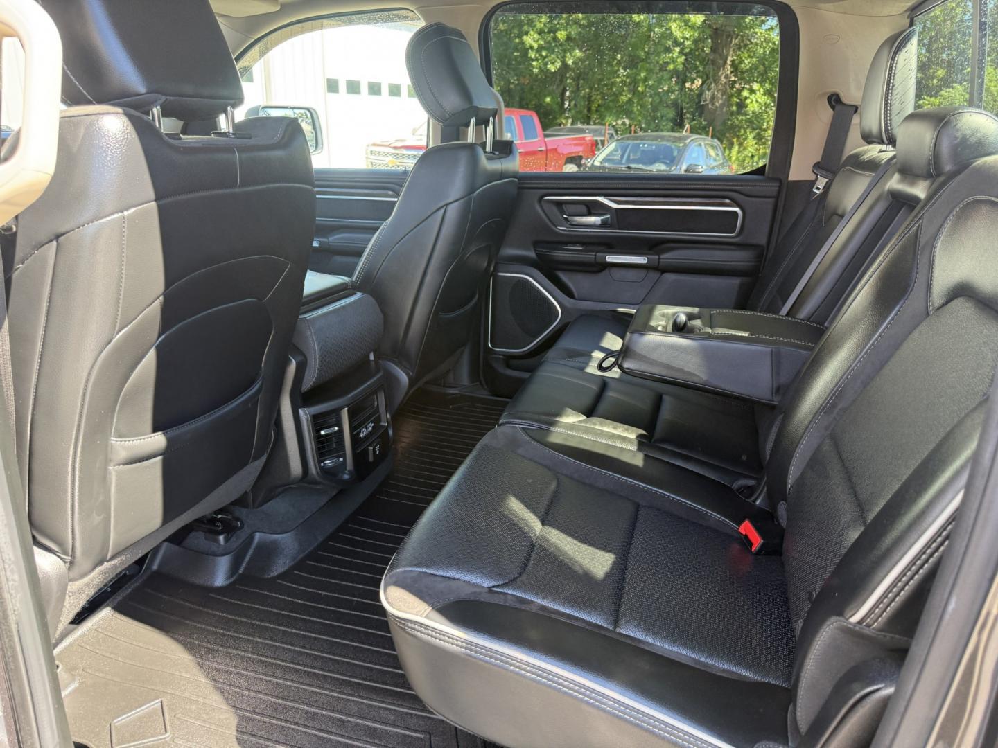 2019 Gray /Black RAM 1500 Laramie Crew Cab SWB 4WD (1C6SRFJT8KN) with an 5.7L V8 OHV 16V engine, Automatic transmission, located at 547 E. Main St., Orwell, OH, 44076, (440) 437-5893, 41.535435, -80.847855 - 2019 Ram 1500 Laramie Crew Cab 4WD – HEMI Power with Laramie Comfort and Presence The Laramie trim is where the Ram 1500 starts to feel more upscale, and this 2019 Crew Cab 4WD shows why. Finished in Granite Crystal Metallic with 20" polished aluminum wheels and full LED exterior lighting, it has- Photo#30