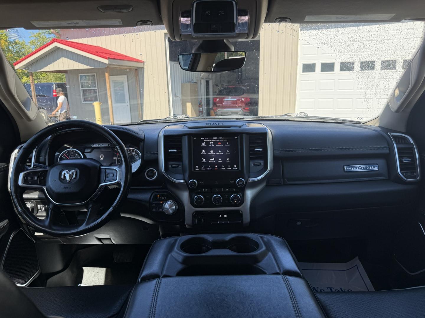 2019 Gray /Black RAM 1500 Laramie Crew Cab SWB 4WD (1C6SRFJT8KN) with an 5.7L V8 OHV 16V engine, Automatic transmission, located at 547 E. Main St., Orwell, OH, 44076, (440) 437-5893, 41.535435, -80.847855 - 2019 Ram 1500 Laramie Crew Cab 4WD – HEMI Power with Laramie Comfort and Presence The Laramie trim is where the Ram 1500 starts to feel more upscale, and this 2019 Crew Cab 4WD shows why. Finished in Granite Crystal Metallic with 20" polished aluminum wheels and full LED exterior lighting, it has- Photo#32