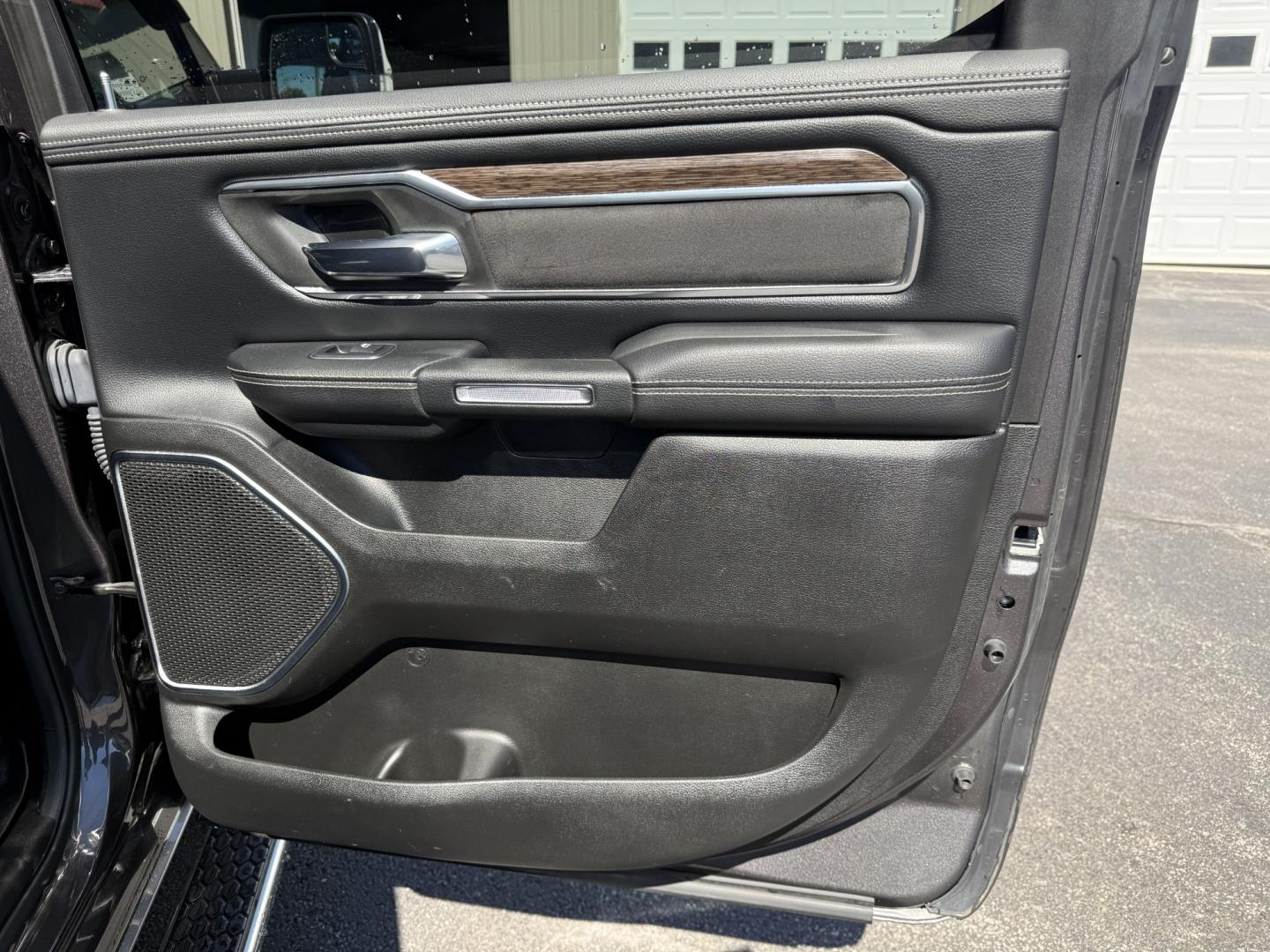 2019 Gray /Black RAM 1500 Laramie Crew Cab SWB 4WD (1C6SRFJT8KN) with an 5.7L V8 OHV 16V engine, Automatic transmission, located at 547 E. Main St., Orwell, OH, 44076, (440) 437-5893, 41.535435, -80.847855 - 2019 Ram 1500 Laramie Crew Cab 4WD – HEMI Power with Laramie Comfort and Presence The Laramie trim is where the Ram 1500 starts to feel more upscale, and this 2019 Crew Cab 4WD shows why. Finished in Granite Crystal Metallic with 20" polished aluminum wheels and full LED exterior lighting, it has- Photo#47