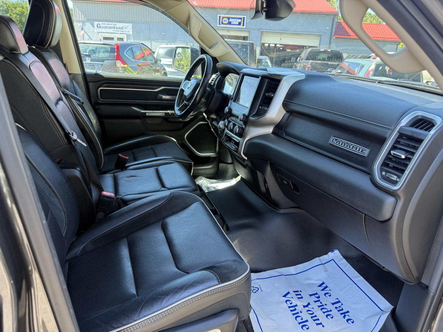 2019 Gray /Black RAM 1500 Laramie Crew Cab SWB 4WD (1C6SRFJT8KN) with an 5.7L V8 OHV 16V engine, Automatic transmission, located at 547 E. Main St., Orwell, OH, 44076, (440) 437-5893, 41.535435, -80.847855 - 2019 Ram 1500 Laramie Crew Cab 4WD – HEMI Power with Laramie Comfort and Presence The Laramie trim is where the Ram 1500 starts to feel more upscale, and this 2019 Crew Cab 4WD shows why. Finished in Granite Crystal Metallic with 20" polished aluminum wheels and full LED exterior lighting, it has- Photo#50