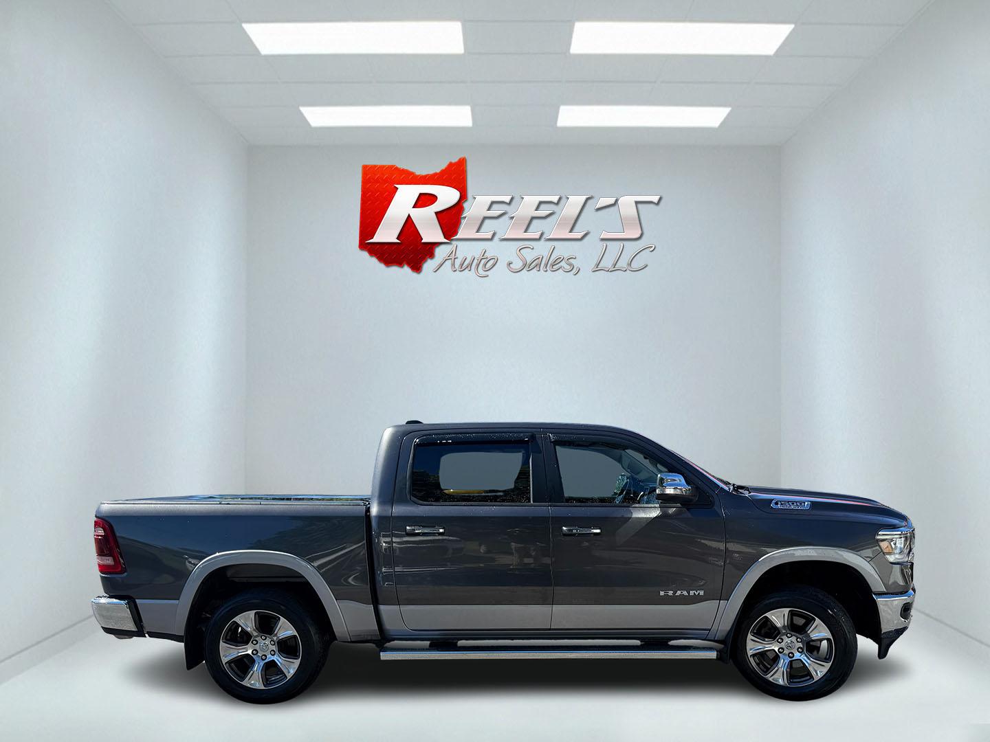 2019 Gray /Black RAM 1500 Laramie Crew Cab SWB 4WD (1C6SRFJT8KN) with an 5.7L V8 OHV 16V engine, Automatic transmission, located at 547 E. Main St., Orwell, OH, 44076, (440) 437-5893, 41.535435, -80.847855 - 2019 Ram 1500 Laramie Crew Cab 4WD – HEMI Power with Laramie Comfort and Presence The Laramie trim is where the Ram 1500 starts to feel more upscale, and this 2019 Crew Cab 4WD shows why. Finished in Granite Crystal Metallic with 20" polished aluminum wheels and full LED exterior lighting, it has- Photo#33