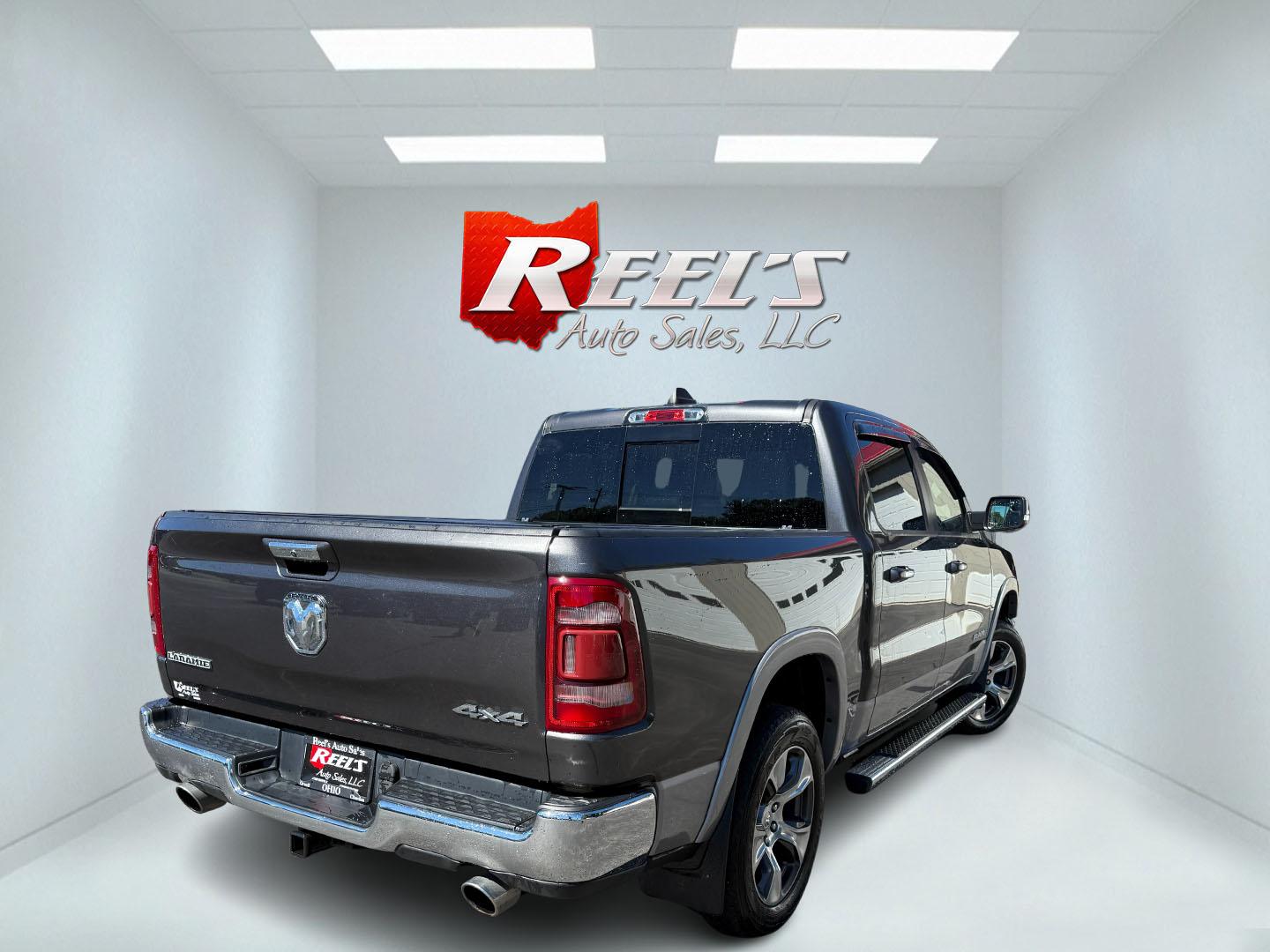2019 Gray /Black RAM 1500 Laramie Crew Cab SWB 4WD (1C6SRFJT8KN) with an 5.7L V8 OHV 16V engine, Automatic transmission, located at 547 E. Main St., Orwell, OH, 44076, (440) 437-5893, 41.535435, -80.847855 - 2019 Ram 1500 Laramie Crew Cab 4WD – HEMI Power with Laramie Comfort and Presence The Laramie trim is where the Ram 1500 starts to feel more upscale, and this 2019 Crew Cab 4WD shows why. Finished in Granite Crystal Metallic with 20" polished aluminum wheels and full LED exterior lighting, it has- Photo#35