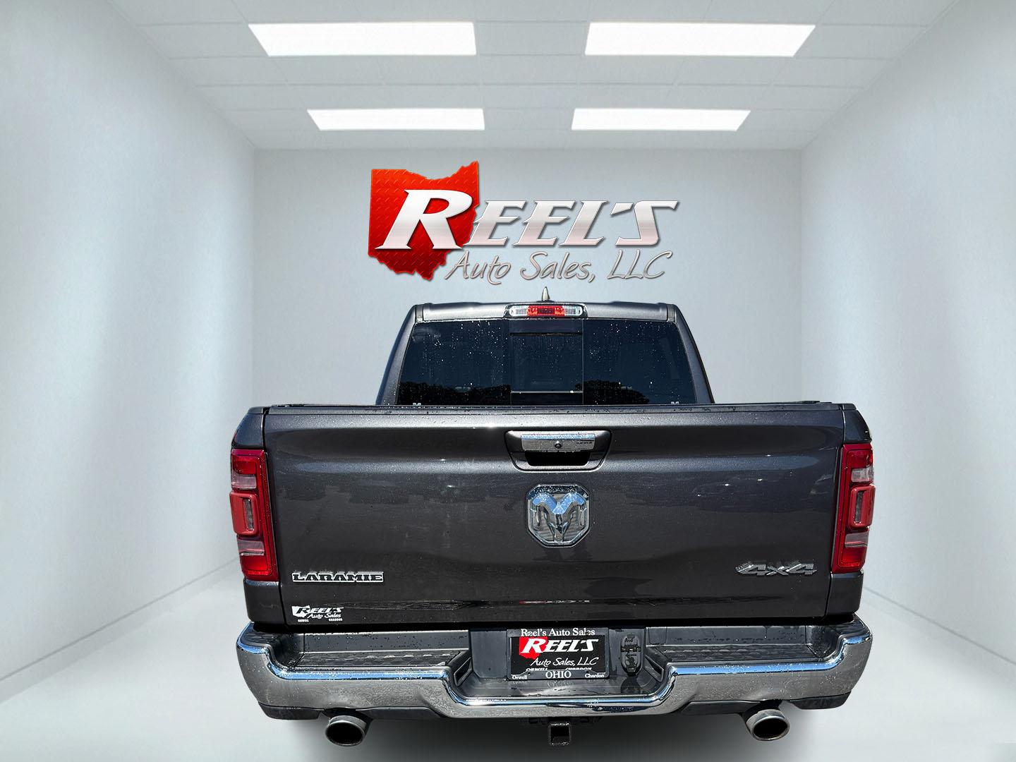 2019 Gray /Black RAM 1500 Laramie Crew Cab SWB 4WD (1C6SRFJT8KN) with an 5.7L V8 OHV 16V engine, Automatic transmission, located at 547 E. Main St., Orwell, OH, 44076, (440) 437-5893, 41.535435, -80.847855 - 2019 Ram 1500 Laramie Crew Cab 4WD – HEMI Power with Laramie Comfort and Presence The Laramie trim is where the Ram 1500 starts to feel more upscale, and this 2019 Crew Cab 4WD shows why. Finished in Granite Crystal Metallic with 20" polished aluminum wheels and full LED exterior lighting, it has- Photo#36