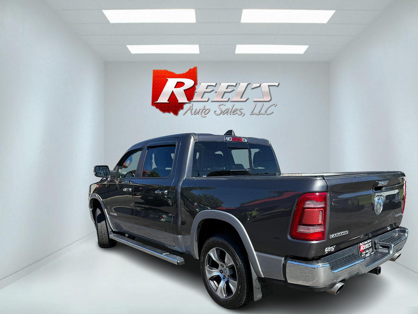 2019 Gray /Black RAM 1500 Laramie Crew Cab SWB 4WD (1C6SRFJT8KN) with an 5.7L V8 OHV 16V engine, Automatic transmission, located at 547 E. Main St., Orwell, OH, 44076, (440) 437-5893, 41.535435, -80.847855 - 2019 Ram 1500 Laramie Crew Cab 4WD – HEMI Power with Laramie Comfort and Presence The Laramie trim is where the Ram 1500 starts to feel more upscale, and this 2019 Crew Cab 4WD shows why. Finished in Granite Crystal Metallic with 20" polished aluminum wheels and full LED exterior lighting, it has- Photo#38