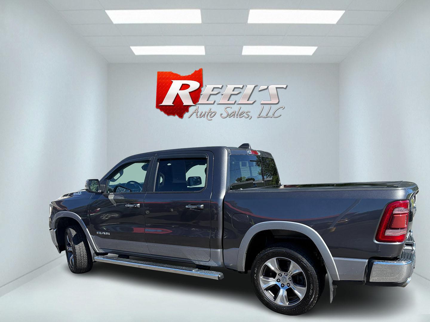 2019 Gray /Black RAM 1500 Laramie Crew Cab SWB 4WD (1C6SRFJT8KN) with an 5.7L V8 OHV 16V engine, Automatic transmission, located at 547 E. Main St., Orwell, OH, 44076, (440) 437-5893, 41.535435, -80.847855 - 2019 Ram 1500 Laramie Crew Cab 4WD – HEMI Power with Laramie Comfort and Presence The Laramie trim is where the Ram 1500 starts to feel more upscale, and this 2019 Crew Cab 4WD shows why. Finished in Granite Crystal Metallic with 20" polished aluminum wheels and full LED exterior lighting, it has- Photo#39