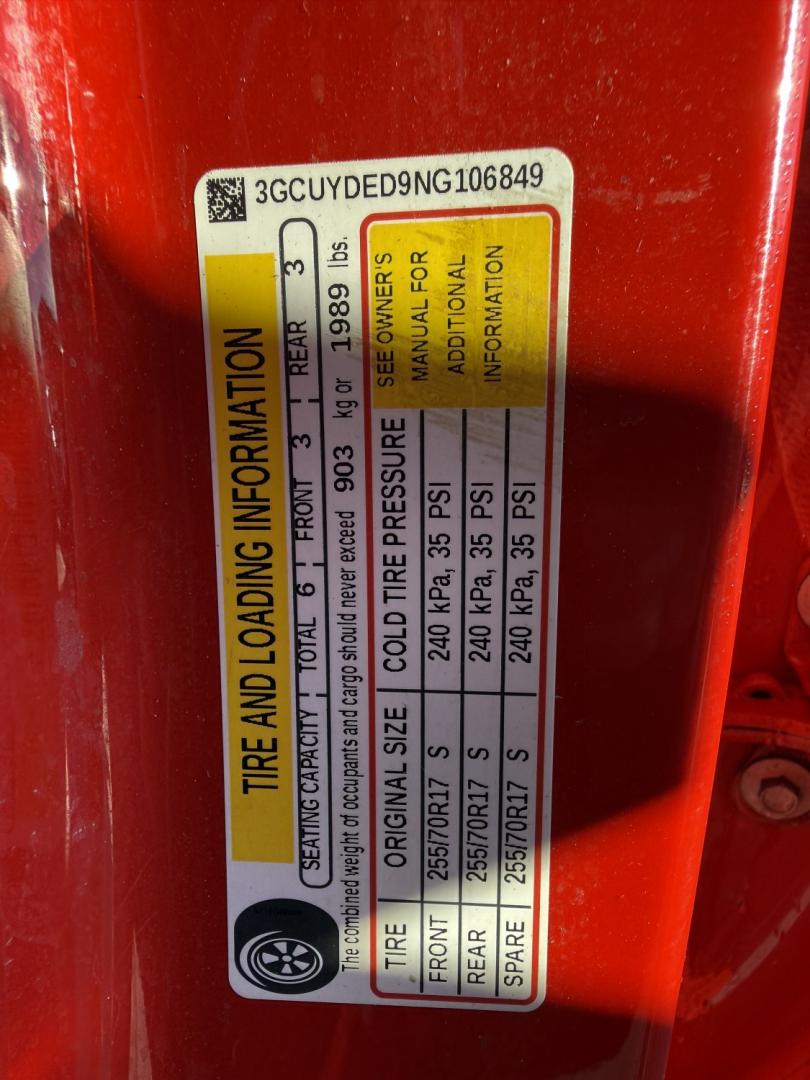 2022 Red /Black Chevrolet Silverado 1500 LT Crew Cab 4WD (3GCUYDED9NG) with an 5.3L V8 OHV 16V engine, Automatic transmission, located at 547 E. Main St., Orwell, OH, 44076, (440) 437-5893, 41.535435, -80.847855 - 2022 Chevrolet Silverado 1500 LTD LT Crew Cab 4WD – Strong V8 Capability with Everyday Comfort This 2022 Chevrolet Silverado 1500 LTD LT Crew Cab 4WD is a capable full-size pickup for drivers who want V8 power and room without needing a heavy-duty work truck. The 5.3L EcoTec3 V8 and 8-speed autom- Photo#31