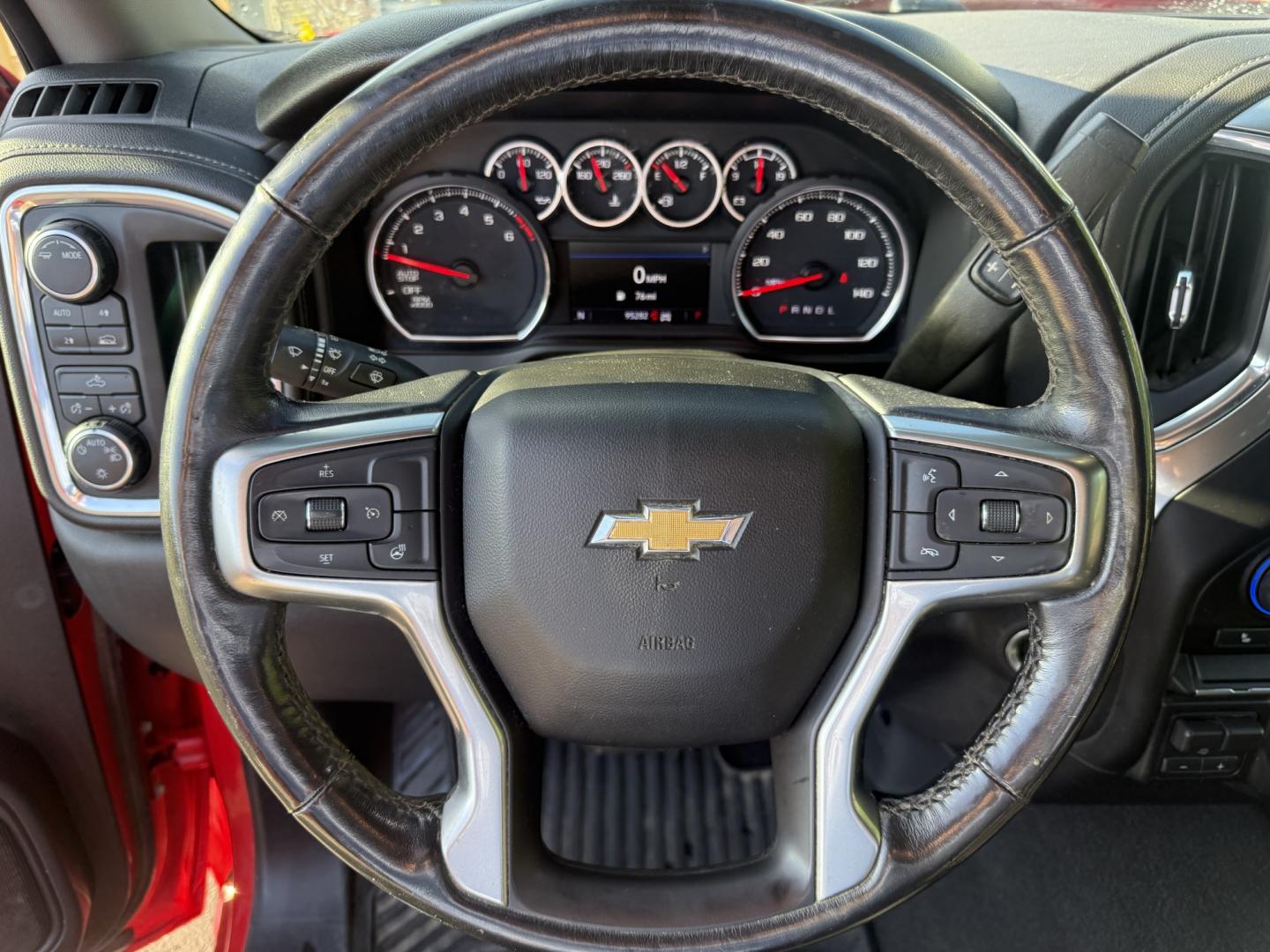 2022 Red /Black Chevrolet Silverado 1500 LT Crew Cab 4WD (3GCUYDED9NG) with an 5.3L V8 OHV 16V engine, Automatic transmission, located at 547 E. Main St., Orwell, OH, 44076, (440) 437-5893, 41.535435, -80.847855 - 2022 Chevrolet Silverado 1500 LTD LT Crew Cab 4WD – Strong V8 Capability with Everyday Comfort This 2022 Chevrolet Silverado 1500 LTD LT Crew Cab 4WD is a capable full-size pickup for drivers who want V8 power and room without needing a heavy-duty work truck. The 5.3L EcoTec3 V8 and 8-speed autom- Photo#13