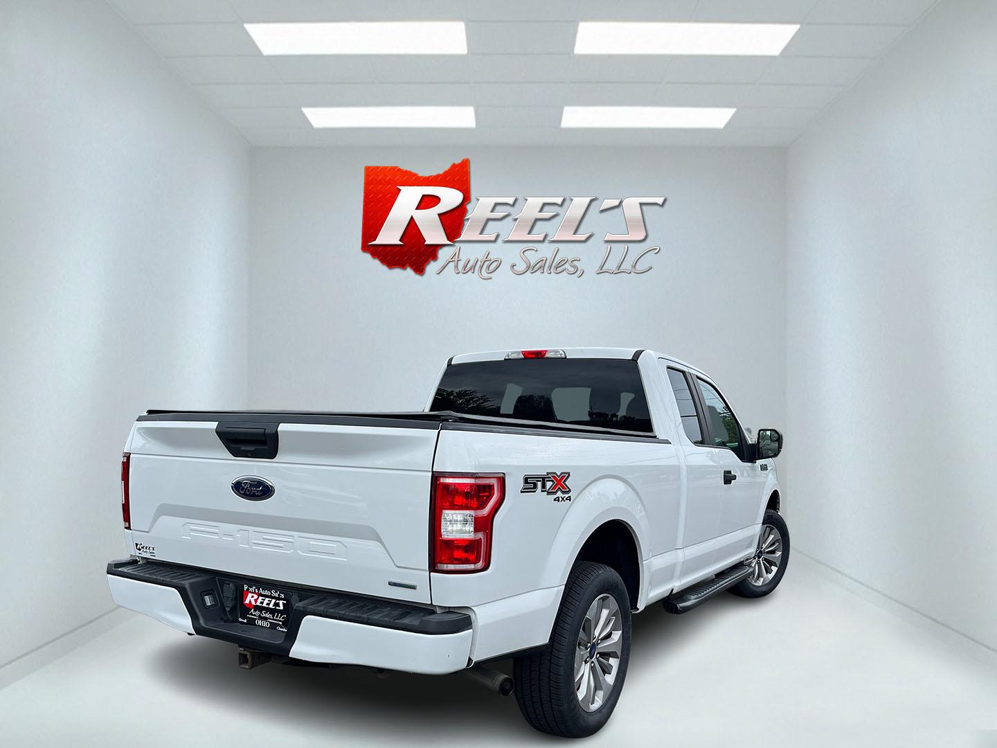 2018 White /Black Ford F-150 STX SuperCab 6.5-ft. 4WD (1FTEX1EP7JF) with an 2.7L V6 DOHC 24V TWIN TURBO engine, Automatc transmission, located at 11115 Chardon Rd. , Chardon, OH, 44024, (440) 214-9705, 41.580246, -81.241943- Photo#6