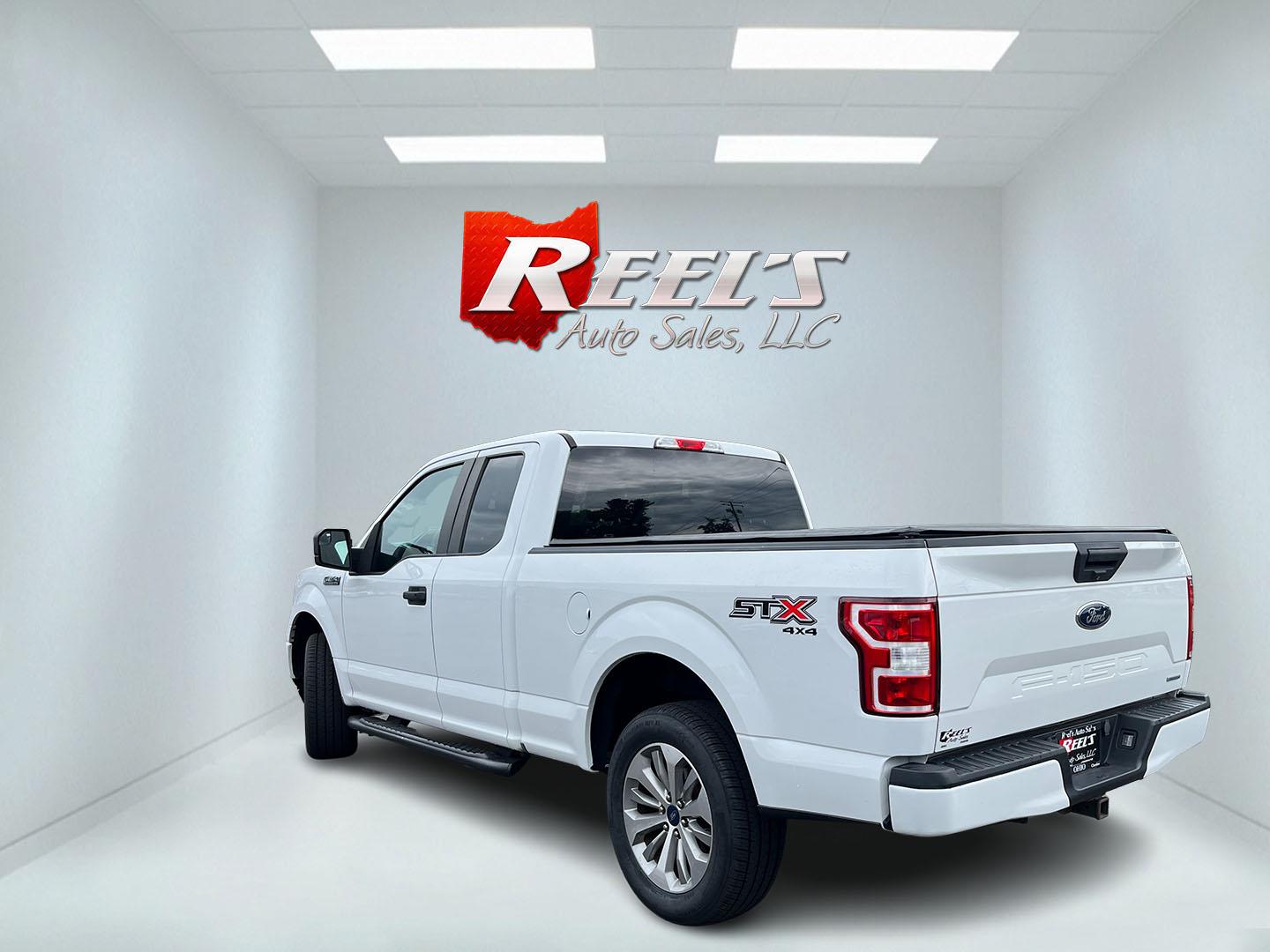 2018 White /Black Ford F-150 STX SuperCab 6.5-ft. 4WD (1FTEX1EP7JF) with an 2.7L V6 DOHC 24V TWIN TURBO engine, Automatc transmission, located at 11115 Chardon Rd. , Chardon, OH, 44024, (440) 214-9705, 41.580246, -81.241943- Photo#9