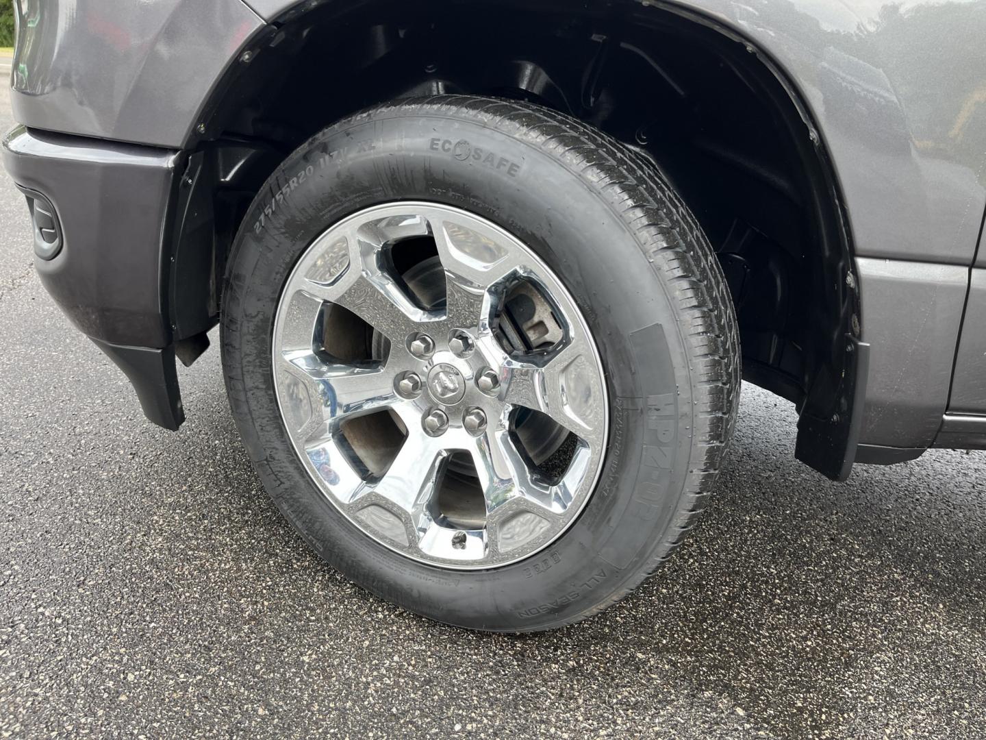 2022 Gray /Black RAM 1500 Big Horn Quad Cab 4WD (1C6SRFBT3NN) with an 5.7L V8 OHV 16V engine, Automatc transmission, located at 547 E. Main St., Orwell, OH, 44076, (440) 437-5893, 41.535435, -80.847855 - 2022 Ram 1500 Big Horn Quad Cab 4WD – HEMI Strength with Sport Style and Serious Towing Capability This 2022 Ram 1500 Big Horn Quad Cab 4WD is a strong, well-equipped pickup for drivers who want V8 power and a sharper look. The Sport Appearance Package, 20" chrome wheels, and Granite Crystal Meta- Photo#12