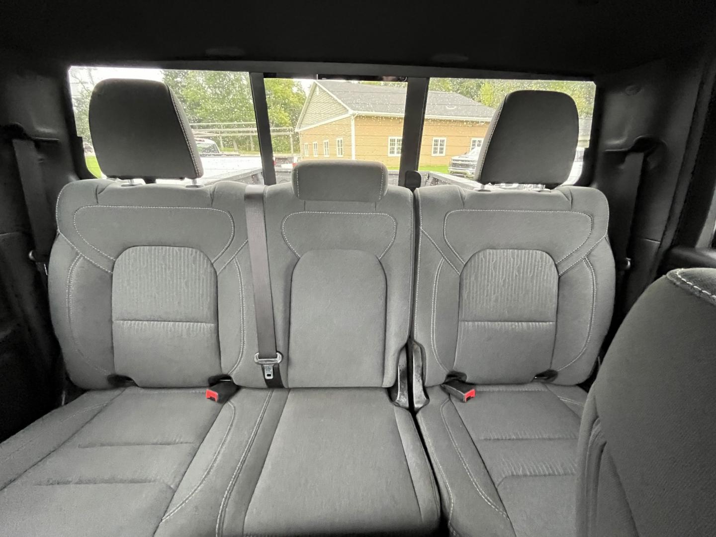 2022 Gray /Black RAM 1500 Big Horn Quad Cab 4WD (1C6SRFBT3NN) with an 5.7L V8 OHV 16V engine, Automatc transmission, located at 547 E. Main St., Orwell, OH, 44076, (440) 437-5893, 41.535435, -80.847855 - 2022 Ram 1500 Big Horn Quad Cab 4WD – HEMI Strength with Sport Style and Serious Towing Capability This 2022 Ram 1500 Big Horn Quad Cab 4WD is a strong, well-equipped pickup for drivers who want V8 power and a sharper look. The Sport Appearance Package, 20" chrome wheels, and Granite Crystal Meta- Photo#27