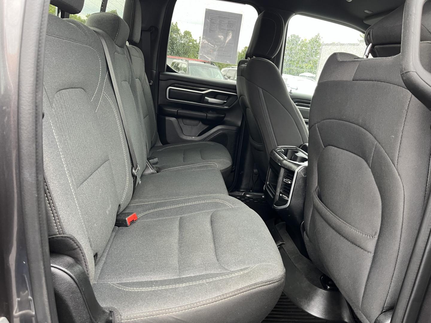 2022 Gray /Black RAM 1500 Big Horn Quad Cab 4WD (1C6SRFBT3NN) with an 5.7L V8 OHV 16V engine, Automatc transmission, located at 547 E. Main St., Orwell, OH, 44076, (440) 437-5893, 41.535435, -80.847855 - 2022 Ram 1500 Big Horn Quad Cab 4WD – HEMI Strength with Sport Style and Serious Towing Capability This 2022 Ram 1500 Big Horn Quad Cab 4WD is a strong, well-equipped pickup for drivers who want V8 power and a sharper look. The Sport Appearance Package, 20" chrome wheels, and Granite Crystal Meta- Photo#32
