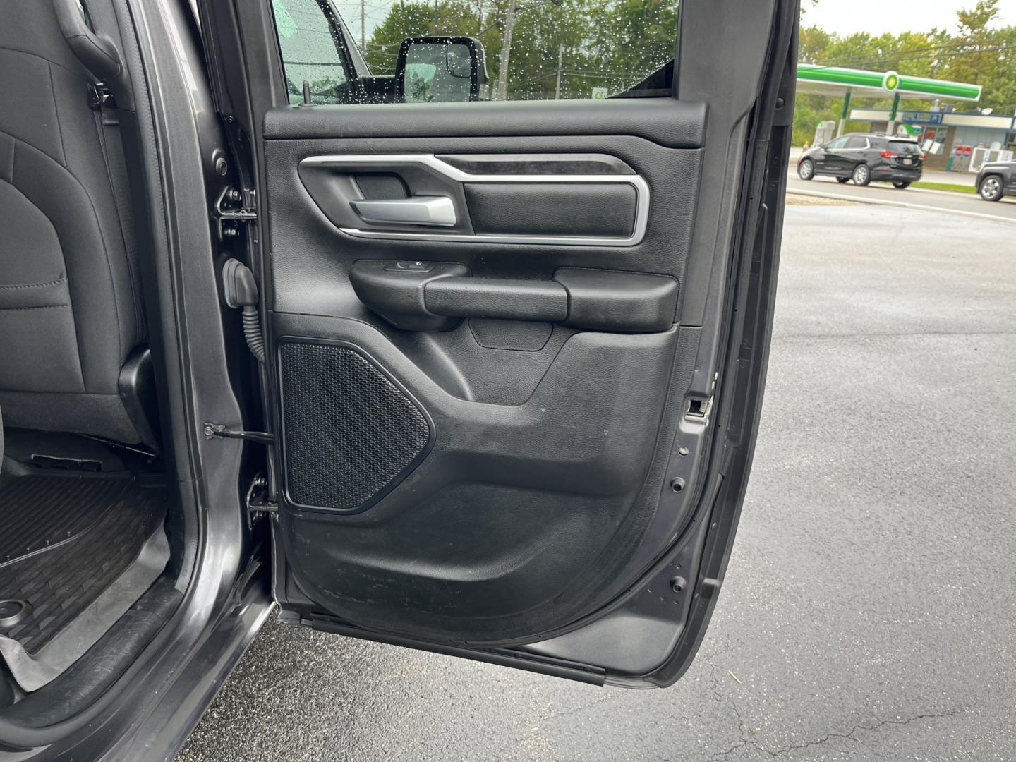 2022 Gray /Black RAM 1500 Big Horn Quad Cab 4WD (1C6SRFBT3NN) with an 5.7L V8 OHV 16V engine, Automatc transmission, located at 547 E. Main St., Orwell, OH, 44076, (440) 437-5893, 41.535435, -80.847855 - 2022 Ram 1500 Big Horn Quad Cab 4WD – HEMI Strength with Sport Style and Serious Towing Capability This 2022 Ram 1500 Big Horn Quad Cab 4WD is a strong, well-equipped pickup for drivers who want V8 power and a sharper look. The Sport Appearance Package, 20" chrome wheels, and Granite Crystal Meta- Photo#31