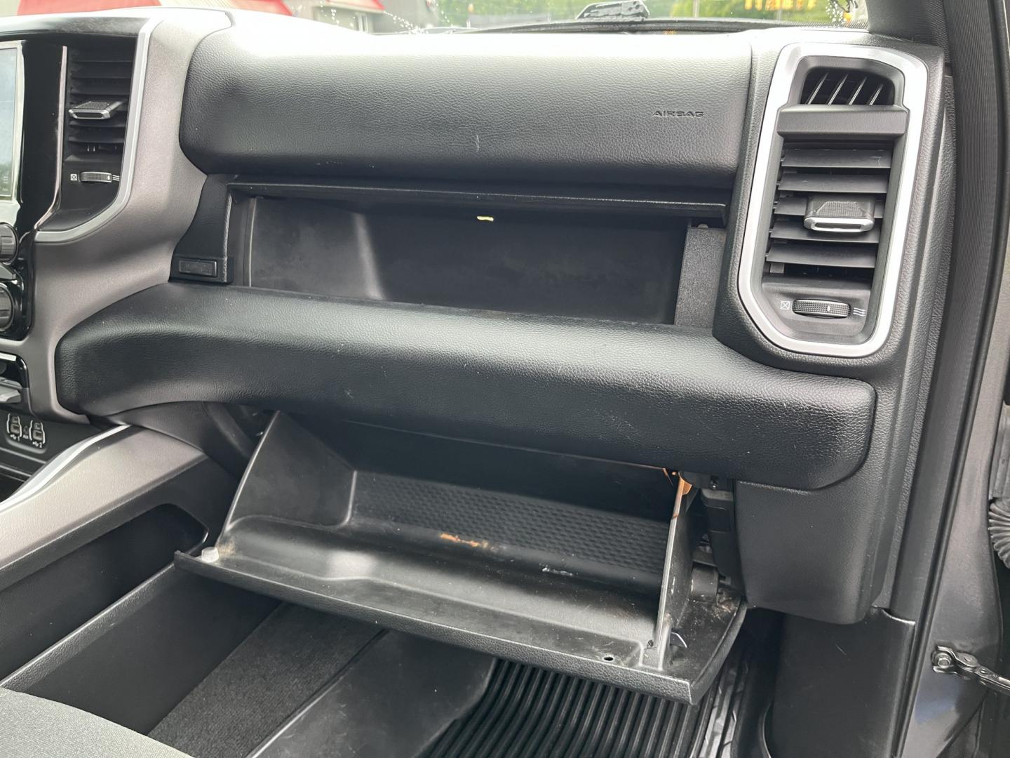 2022 Gray /Black RAM 1500 Big Horn Quad Cab 4WD (1C6SRFBT3NN) with an 5.7L V8 OHV 16V engine, Automatc transmission, located at 547 E. Main St., Orwell, OH, 44076, (440) 437-5893, 41.535435, -80.847855 - 2022 Ram 1500 Big Horn Quad Cab 4WD – HEMI Strength with Sport Style and Serious Towing Capability This 2022 Ram 1500 Big Horn Quad Cab 4WD is a strong, well-equipped pickup for drivers who want V8 power and a sharper look. The Sport Appearance Package, 20" chrome wheels, and Granite Crystal Meta- Photo#36