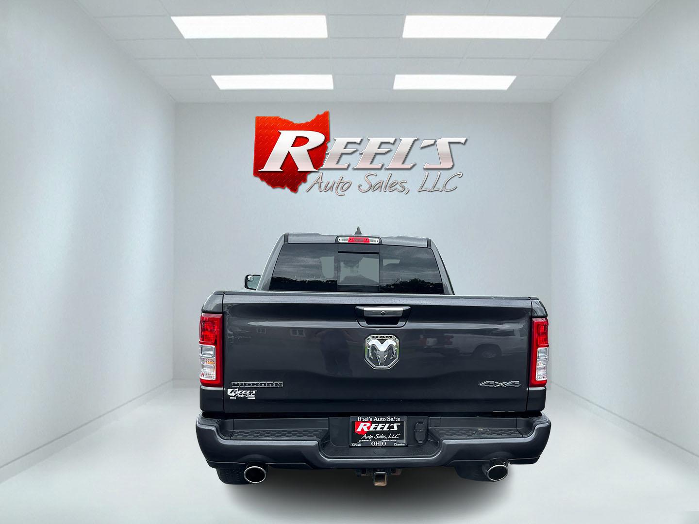 2022 Gray /Black RAM 1500 Big Horn Quad Cab 4WD (1C6SRFBT3NN) with an 5.7L V8 OHV 16V engine, Automatc transmission, located at 547 E. Main St., Orwell, OH, 44076, (440) 437-5893, 41.535435, -80.847855 - 2022 Ram 1500 Big Horn Quad Cab 4WD – HEMI Strength with Sport Style and Serious Towing Capability This 2022 Ram 1500 Big Horn Quad Cab 4WD is a strong, well-equipped pickup for drivers who want V8 power and a sharper look. The Sport Appearance Package, 20" chrome wheels, and Granite Crystal Meta- Photo#8