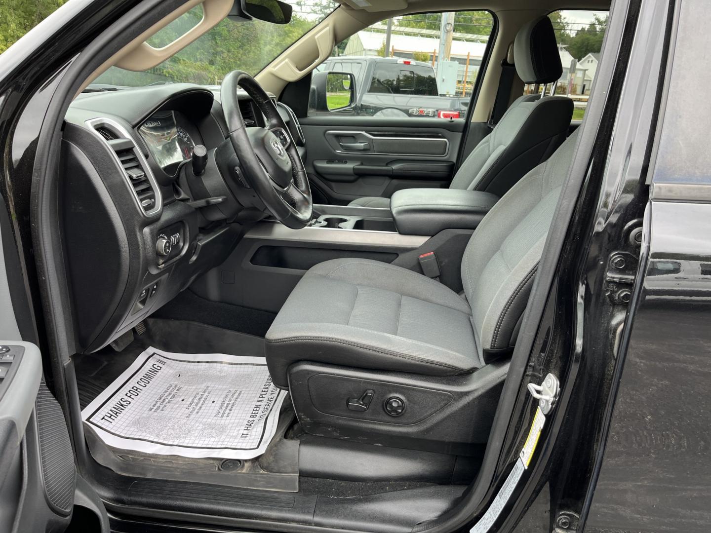 2019 Black /Black RAM 1500 Big Horn Crew Cab SWB 4WD (1C6SRFFT1KN) with an 5.7L V8 OHV 16V engine, Automatic transmission, located at 11115 Chardon Rd. , Chardon, OH, 44024, (440) 214-9705, 41.580246, -81.241943 - 2019 Ram 1500 Big Horn Crew Cab 4WD – Blacked-Out HEMI Style with eTorque Efficiency This 2019 Ram 1500 Big Horn Crew Cab 4WD has a sharper, more upscale look than a plain Big Horn. Finished in Diamond Black Crystal Pearl with 20" black aluminum wheels, full LED exterior lighting, and the Night E- Photo#17