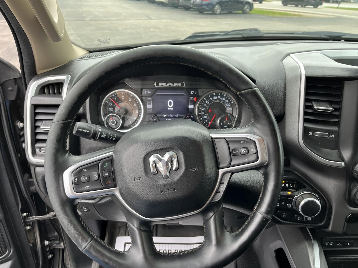 2019 Black /Black RAM 1500 Big Horn Crew Cab SWB 4WD (1C6SRFFT1KN) with an 5.7L V8 OHV 16V engine, Automatic transmission, located at 11115 Chardon Rd. , Chardon, OH, 44024, (440) 214-9705, 41.580246, -81.241943 - 2019 Ram 1500 Big Horn Crew Cab 4WD – Blacked-Out HEMI Style with eTorque Efficiency This 2019 Ram 1500 Big Horn Crew Cab 4WD has a sharper, more upscale look than a plain Big Horn. Finished in Diamond Black Crystal Pearl with 20" black aluminum wheels, full LED exterior lighting, and the Night E- Photo#20