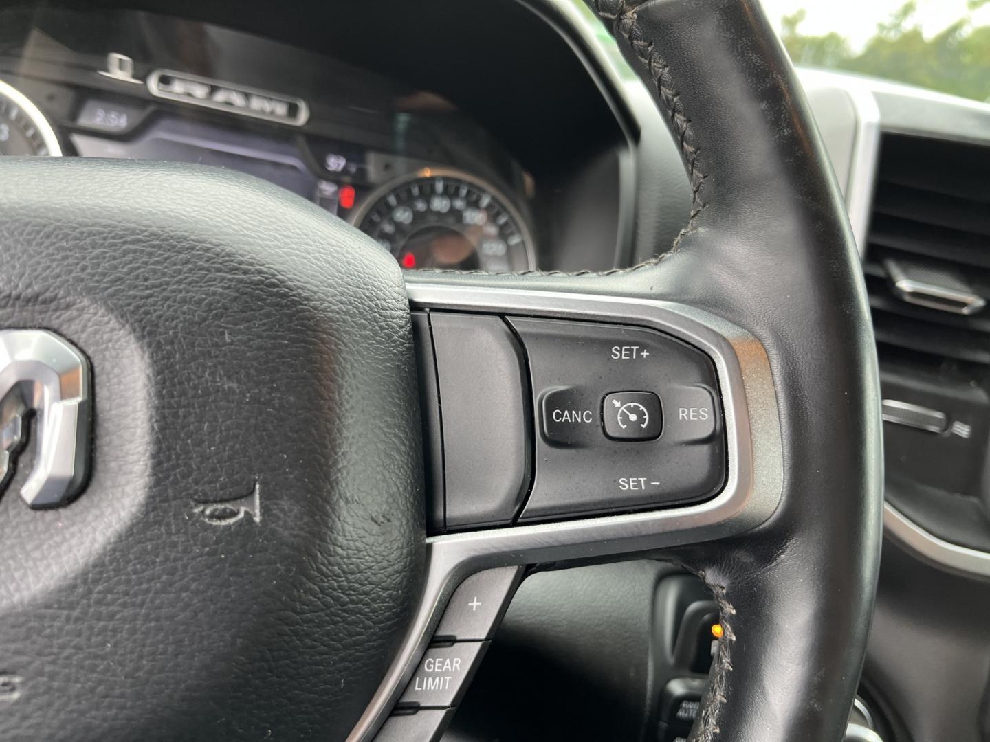 2019 Black /Black RAM 1500 Big Horn Crew Cab SWB 4WD (1C6SRFFT1KN) with an 5.7L V8 OHV 16V engine, Automatic transmission, located at 11115 Chardon Rd. , Chardon, OH, 44024, (440) 214-9705, 41.580246, -81.241943 - 2019 Ram 1500 Big Horn Crew Cab 4WD – Blacked-Out HEMI Style with eTorque Efficiency This 2019 Ram 1500 Big Horn Crew Cab 4WD has a sharper, more upscale look than a plain Big Horn. Finished in Diamond Black Crystal Pearl with 20" black aluminum wheels, full LED exterior lighting, and the Night E- Photo#22