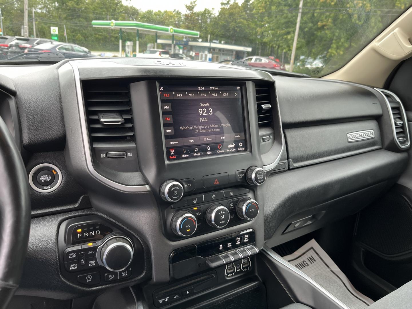 2019 Black /Black RAM 1500 Big Horn Crew Cab SWB 4WD (1C6SRFFT1KN) with an 5.7L V8 OHV 16V engine, Automatic transmission, located at 11115 Chardon Rd. , Chardon, OH, 44024, (440) 214-9705, 41.580246, -81.241943 - 2019 Ram 1500 Big Horn Crew Cab 4WD – Blacked-Out HEMI Style with eTorque Efficiency This 2019 Ram 1500 Big Horn Crew Cab 4WD has a sharper, more upscale look than a plain Big Horn. Finished in Diamond Black Crystal Pearl with 20" black aluminum wheels, full LED exterior lighting, and the Night E- Photo#24