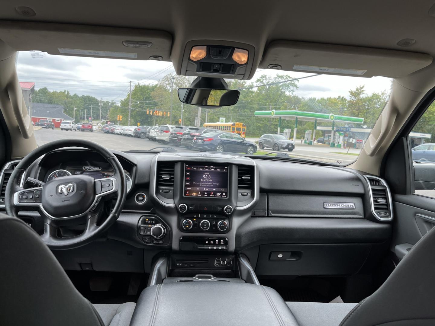 2019 Black /Black RAM 1500 Big Horn Crew Cab SWB 4WD (1C6SRFFT1KN) with an 5.7L V8 OHV 16V engine, Automatic transmission, located at 11115 Chardon Rd. , Chardon, OH, 44024, (440) 214-9705, 41.580246, -81.241943 - 2019 Ram 1500 Big Horn Crew Cab 4WD – Blacked-Out HEMI Style with eTorque Efficiency This 2019 Ram 1500 Big Horn Crew Cab 4WD has a sharper, more upscale look than a plain Big Horn. Finished in Diamond Black Crystal Pearl with 20" black aluminum wheels, full LED exterior lighting, and the Night E- Photo#30