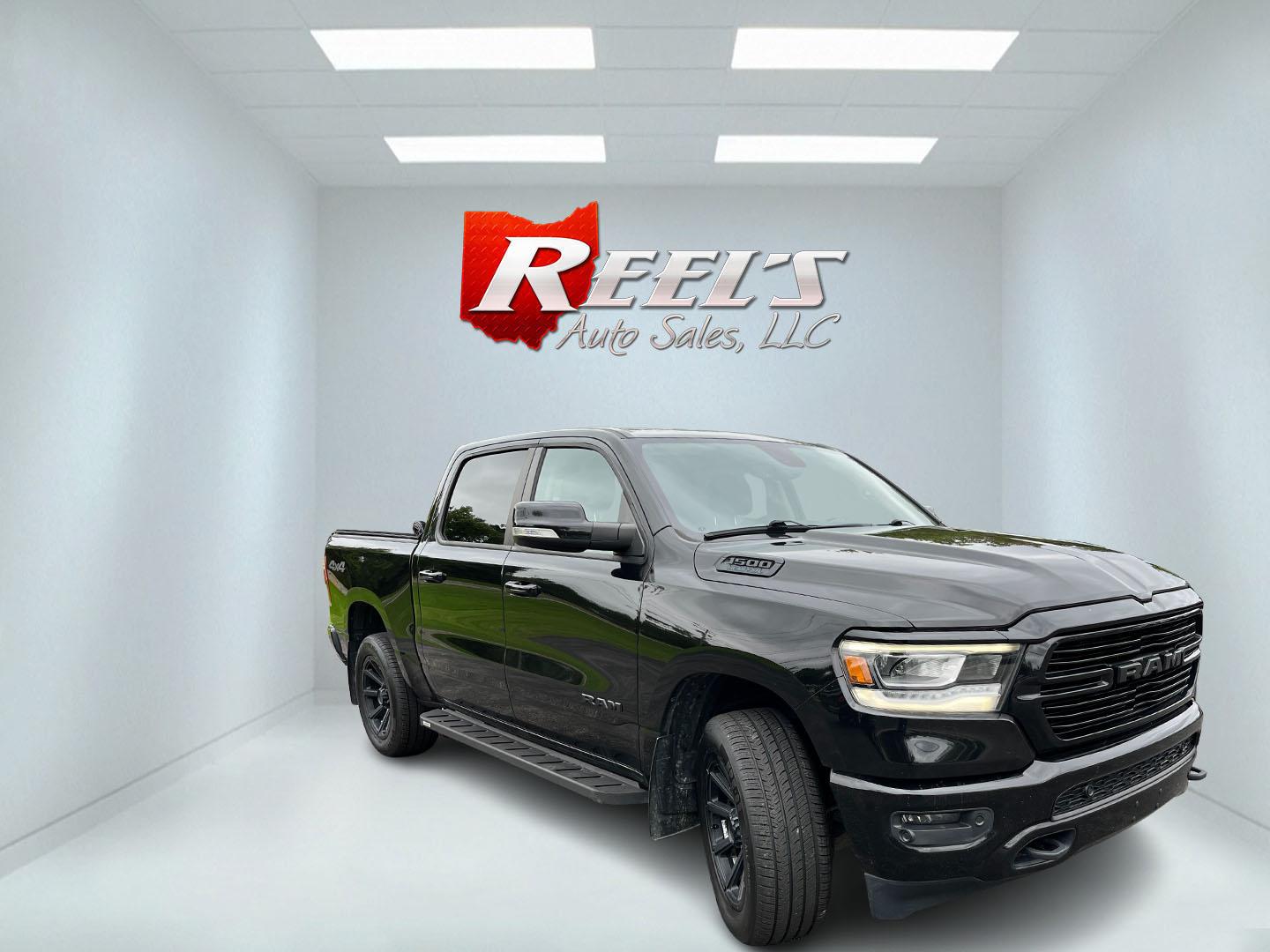 2019 Black /Black RAM 1500 Big Horn Crew Cab SWB 4WD (1C6SRFFT1KN) with an 5.7L V8 OHV 16V engine, Automatic transmission, located at 11115 Chardon Rd. , Chardon, OH, 44024, (440) 214-9705, 41.580246, -81.241943 - 2019 Ram 1500 Big Horn Crew Cab 4WD – Blacked-Out HEMI Style with eTorque Efficiency This 2019 Ram 1500 Big Horn Crew Cab 4WD has a sharper, more upscale look than a plain Big Horn. Finished in Diamond Black Crystal Pearl with 20" black aluminum wheels, full LED exterior lighting, and the Night E- Photo#2