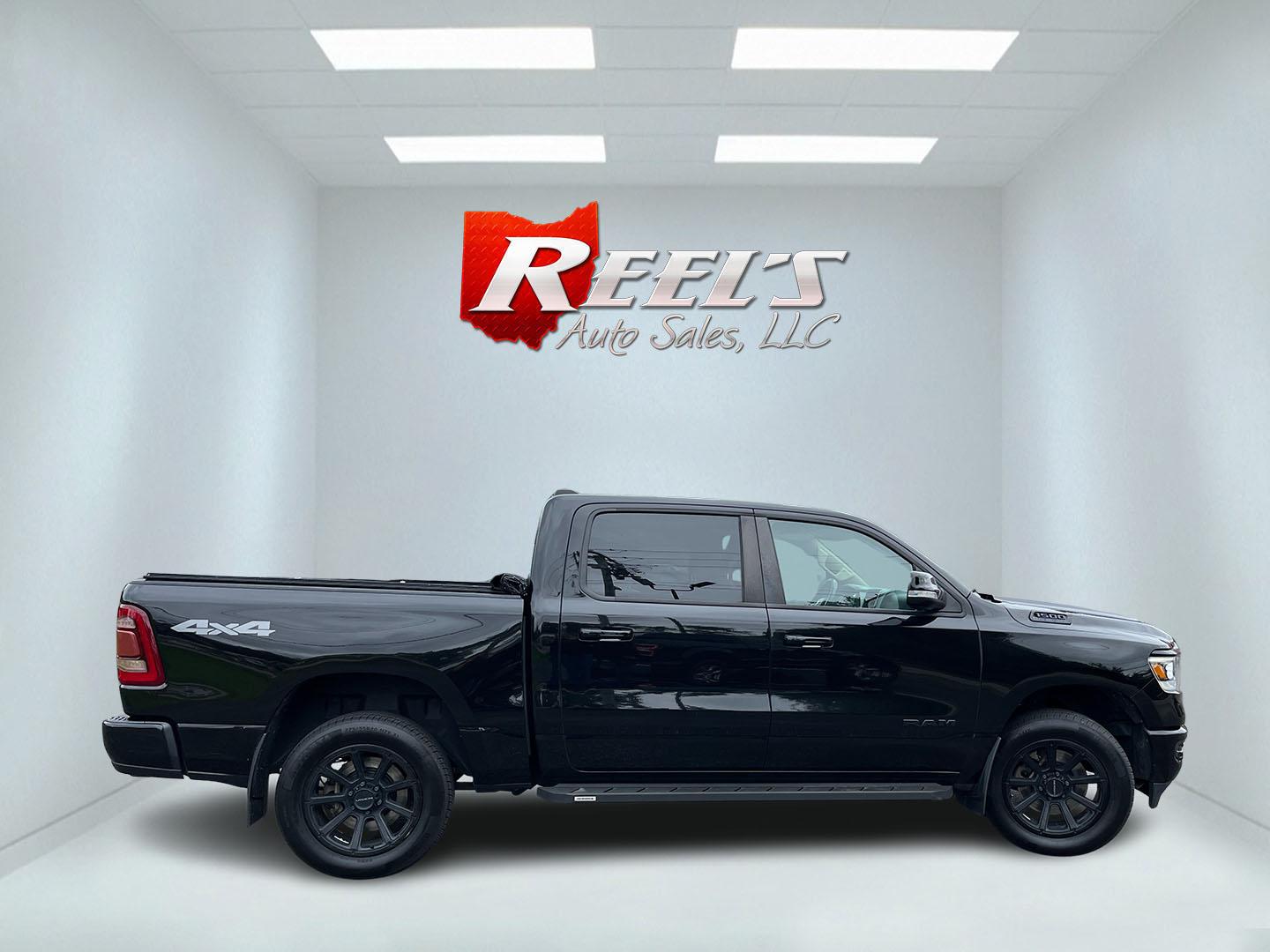 2019 Black /Black RAM 1500 Big Horn Crew Cab SWB 4WD (1C6SRFFT1KN) with an 5.7L V8 OHV 16V engine, Automatic transmission, located at 11115 Chardon Rd. , Chardon, OH, 44024, (440) 214-9705, 41.580246, -81.241943 - 2019 Ram 1500 Big Horn Crew Cab 4WD – Blacked-Out HEMI Style with eTorque Efficiency This 2019 Ram 1500 Big Horn Crew Cab 4WD has a sharper, more upscale look than a plain Big Horn. Finished in Diamond Black Crystal Pearl with 20" black aluminum wheels, full LED exterior lighting, and the Night E- Photo#5