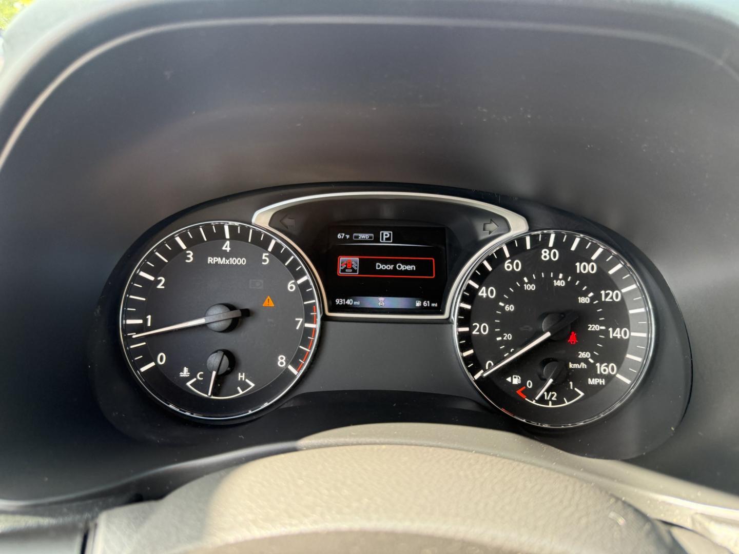 2018 Red /Black Nissan Pathfinder S 4WD (5N1DR2MM8JC) with an 3.5L V6 DOHC 24V engine, Automatic transmission, located at 547 E. Main St., Orwell, OH, 44076, (440) 437-5893, 41.535435, -80.847855 - 2018 Nissan Pathfinder S 4WD – Room for Seven with Fresh Brakes and One-Owner History If you need a three-row SUV that can take the whole family, this 2018 Nissan Pathfinder S 4WD is a practical choice. With room for seven, it is built for school runs, weekend trips, and everyday family life. The- Photo#9