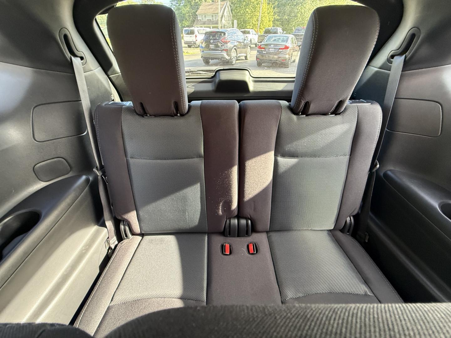 2018 Red /Black Nissan Pathfinder S 4WD (5N1DR2MM8JC) with an 3.5L V6 DOHC 24V engine, Automatic transmission, located at 547 E. Main St., Orwell, OH, 44076, (440) 437-5893, 41.535435, -80.847855 - 2018 Nissan Pathfinder S 4WD – Room for Seven with Fresh Brakes and One-Owner History If you need a three-row SUV that can take the whole family, this 2018 Nissan Pathfinder S 4WD is a practical choice. With room for seven, it is built for school runs, weekend trips, and everyday family life. The- Photo#20