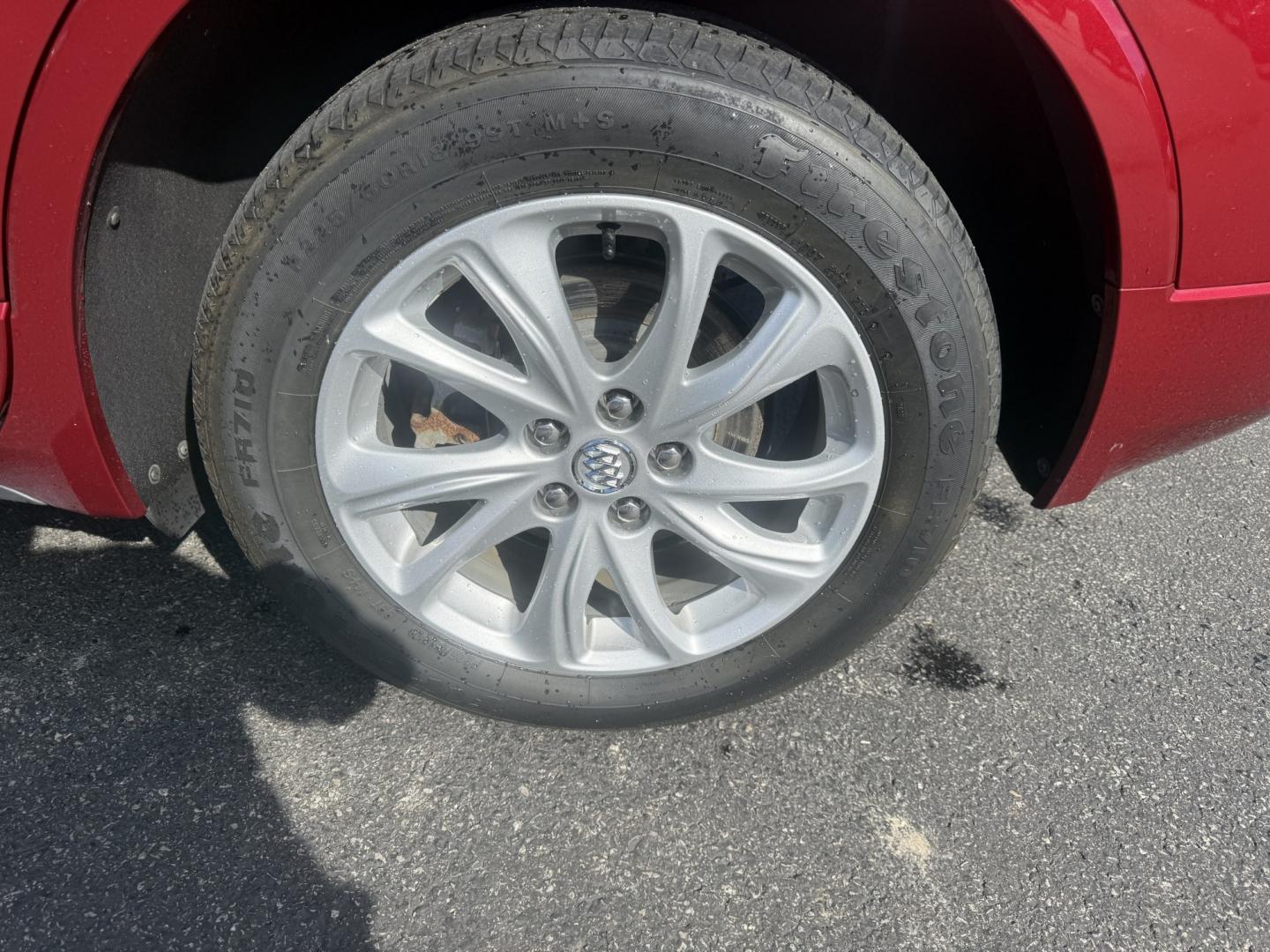 2019 Red /Beige Buick Envision Preferred AWD (LRBFX1SA7KD) with an 2.5L I4 DOHC 24V engine, Automatic transmission, located at 547 E. Main St., Orwell, OH, 44076, (440) 437-5893, 41.535435, -80.847855 - 2019 Buick Envision Preferred AWD – Refined Compact SUV Comfort with Everyday Convenience The Envision is Buick’s more upscale compact SUV, and this 2019 Preferred AWD is a practical way into that quieter, more polished feel. Finished in Agate Red Metallic, with LED daytime running lights and d- Photo#33