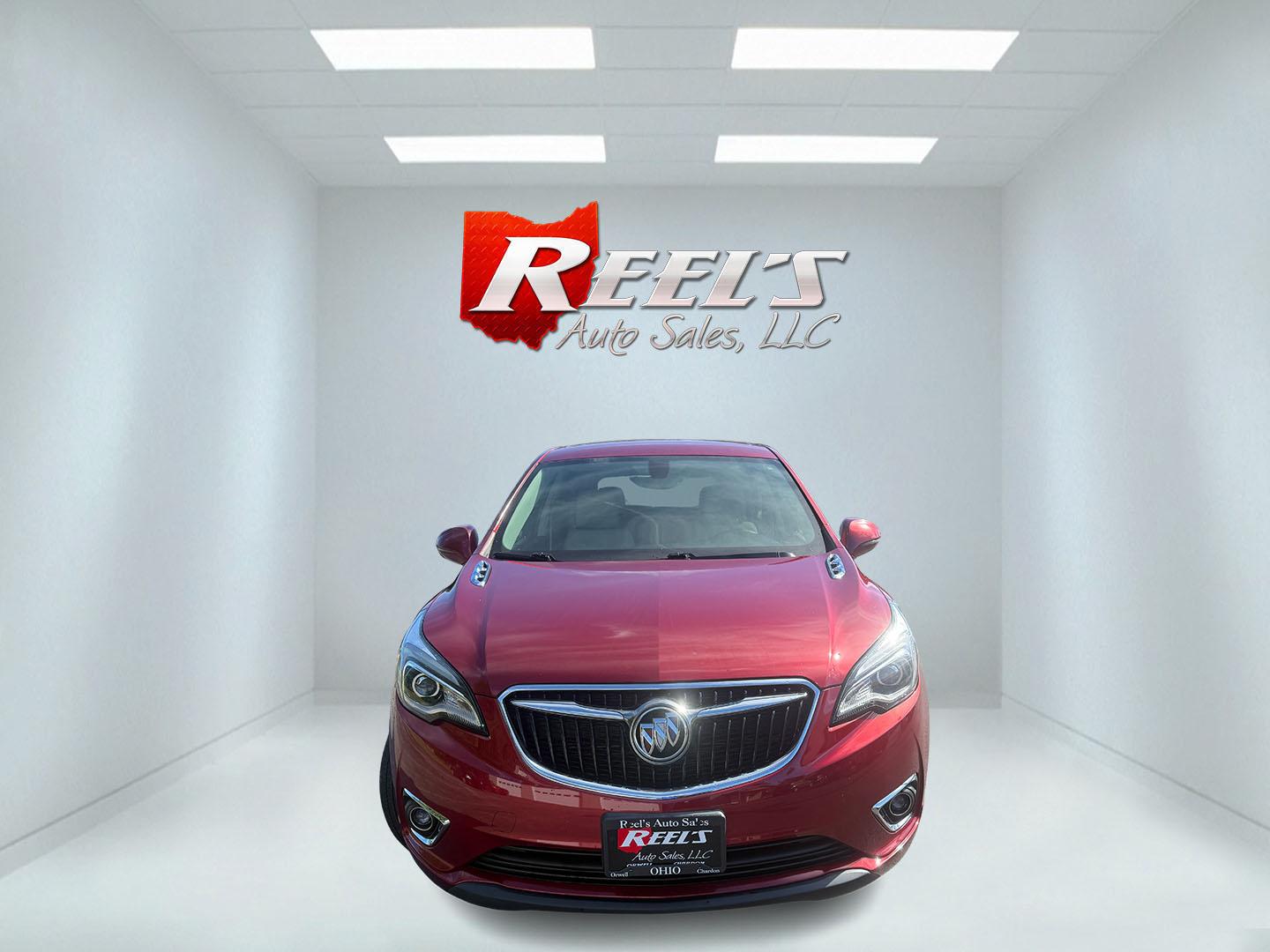2019 Red /Beige Buick Envision Preferred AWD (LRBFX1SA7KD) with an 2.5L I4 DOHC 24V engine, Automatic transmission, located at 547 E. Main St., Orwell, OH, 44076, (440) 437-5893, 41.535435, -80.847855 - 2019 Buick Envision Preferred AWD – Refined Compact SUV Comfort with Everyday Convenience The Envision is Buick’s more upscale compact SUV, and this 2019 Preferred AWD is a practical way into that quieter, more polished feel. Finished in Agate Red Metallic, with LED daytime running lights and d- Photo#1