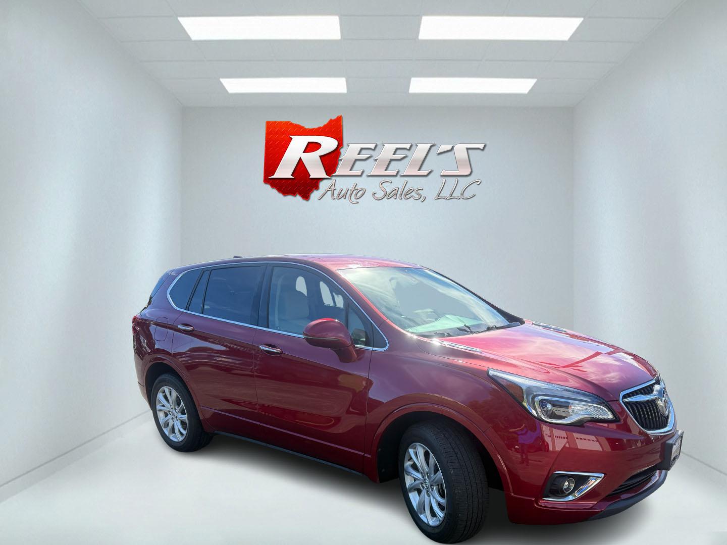 2019 Red /Beige Buick Envision Preferred AWD (LRBFX1SA7KD) with an 2.5L I4 DOHC 24V engine, Automatic transmission, located at 547 E. Main St., Orwell, OH, 44076, (440) 437-5893, 41.535435, -80.847855 - 2019 Buick Envision Preferred AWD – Refined Compact SUV Comfort with Everyday Convenience The Envision is Buick’s more upscale compact SUV, and this 2019 Preferred AWD is a practical way into that quieter, more polished feel. Finished in Agate Red Metallic, with LED daytime running lights and d- Photo#2