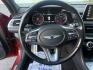2019 Red /Black Genesis G70 Advance AWD (KMTG44LA2KU) with an 2.0L I4 DOHC 16V Turbo engine, Automatic transmission, located at 547 E. Main St., Orwell, OH, 44076, (440) 437-5893, 41.535435, -80.847855 - 2019 Genesis G70 Advance AWD – The Sedan That Makes the Drive Feel Like the Point Some cars get you there. This one makes you look forward to the trip. The 2019 Genesis G70 Advance AWD was built to go after the German sport sedans, and it has the presence to match. Finished in Havana Red on 19" g- Photo#15