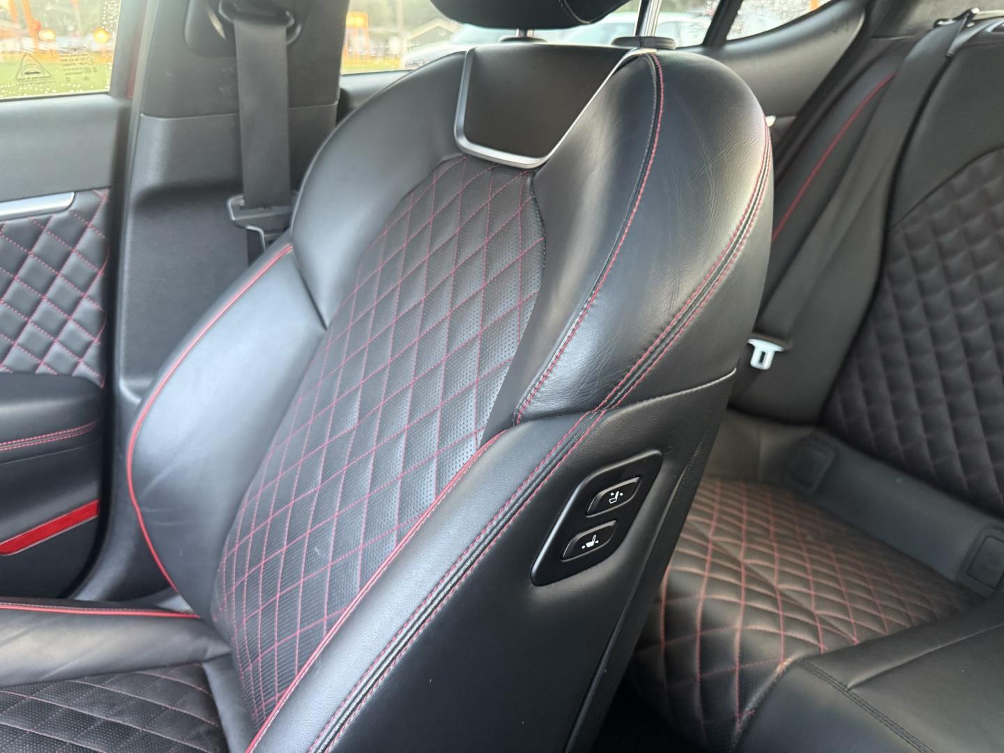 2019 Red /Black Genesis G70 Advance AWD (KMTG44LA2KU) with an 2.0L I4 DOHC 16V Turbo engine, Automatic transmission, located at 547 E. Main St., Orwell, OH, 44076, (440) 437-5893, 41.535435, -80.847855 - 2019 Genesis G70 Advance AWD – The Sedan That Makes the Drive Feel Like the Point Some cars get you there. This one makes you look forward to the trip. The 2019 Genesis G70 Advance AWD was built to go after the German sport sedans, and it has the presence to match. Finished in Havana Red on 19" g- Photo#23