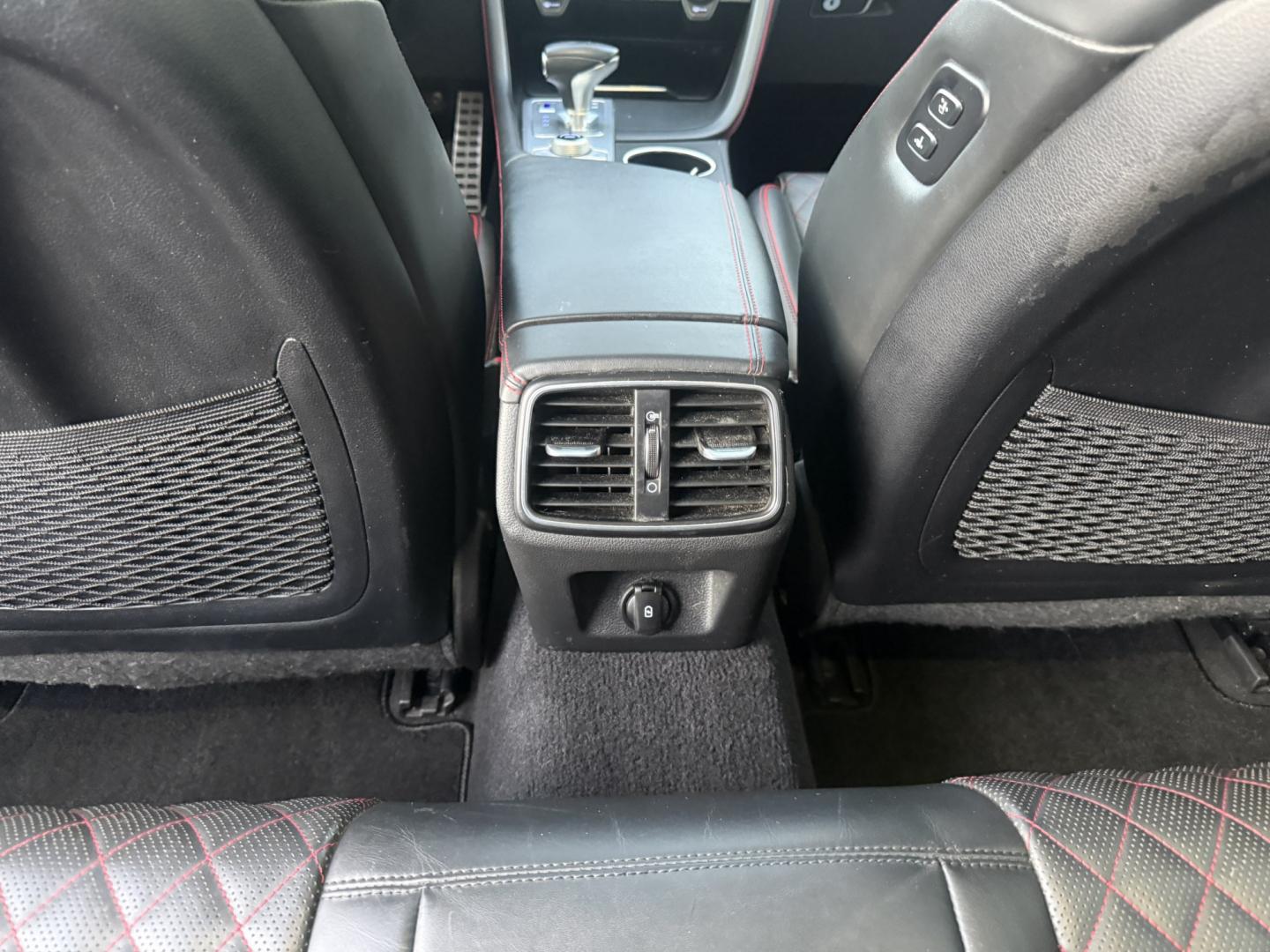 2019 Red /Black Genesis G70 Advance AWD (KMTG44LA2KU) with an 2.0L I4 DOHC 16V Turbo engine, Automatic transmission, located at 547 E. Main St., Orwell, OH, 44076, (440) 437-5893, 41.535435, -80.847855 - 2019 Genesis G70 Advance AWD – The Sedan That Makes the Drive Feel Like the Point Some cars get you there. This one makes you look forward to the trip. The 2019 Genesis G70 Advance AWD was built to go after the German sport sedans, and it has the presence to match. Finished in Havana Red on 19" g- Photo#27