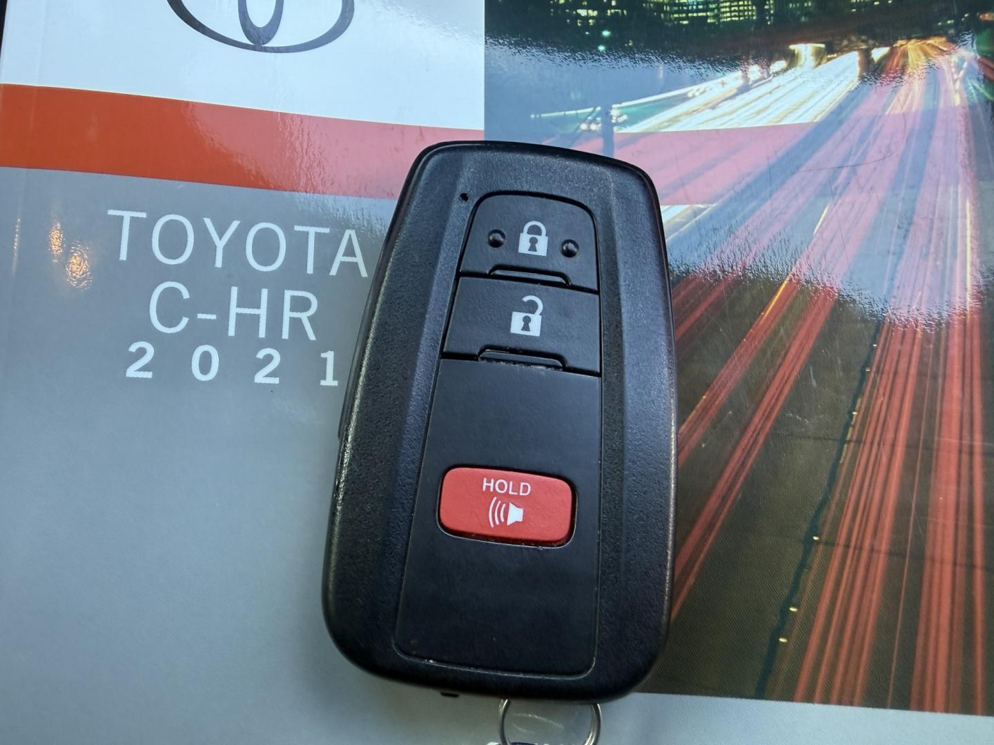 2021 Black /Black Toyota C-HR XLE (JTNKHMBX4M1) with an 2.0L I4 DOHC 16V engine, Automatic transmission, located at 11115 Chardon Rd. , Chardon, OH, 44024, (440) 214-9705, 41.580246, -81.241943 - 2021 Toyota C-HR XLE – One-Owner, Black Sand Pearl, and Built to Be Easy to Love! This 2021 Toyota C-HR XLE is the kind of one-owner crossover that makes daily driving feel simple and sharp. The XLE trim brings the comfort and safety most people actually use, wrapped in Toyota’s reputation for- Photo#41