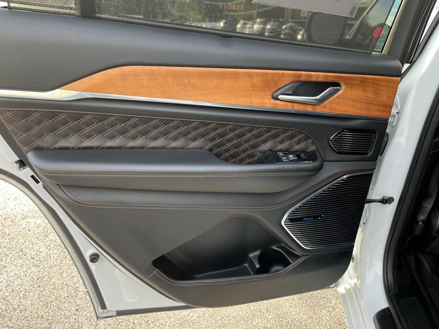 2022 White /Brown Jeep Grand Cherokee L Summit 4WD (1C4RJKET7N8) with an 5.7L V8 OHV 16V engine, Automatic transmission, located at 11115 Chardon Rd. , Chardon, OH, 44024, (440) 214-9705, 41.580246, -81.241943 - 2022 Jeep Grand Cherokee L Summit Reserve 4x4 – Rare Luxury, Real Capability, and Flagship Presence This is not a typical family SUV. The 2022 Grand Cherokee L Summit Reserve 4x4 is the most exclusive version of Jeep’s three-row flagship — the one built for buyers who want first-class comfort- Photo#37