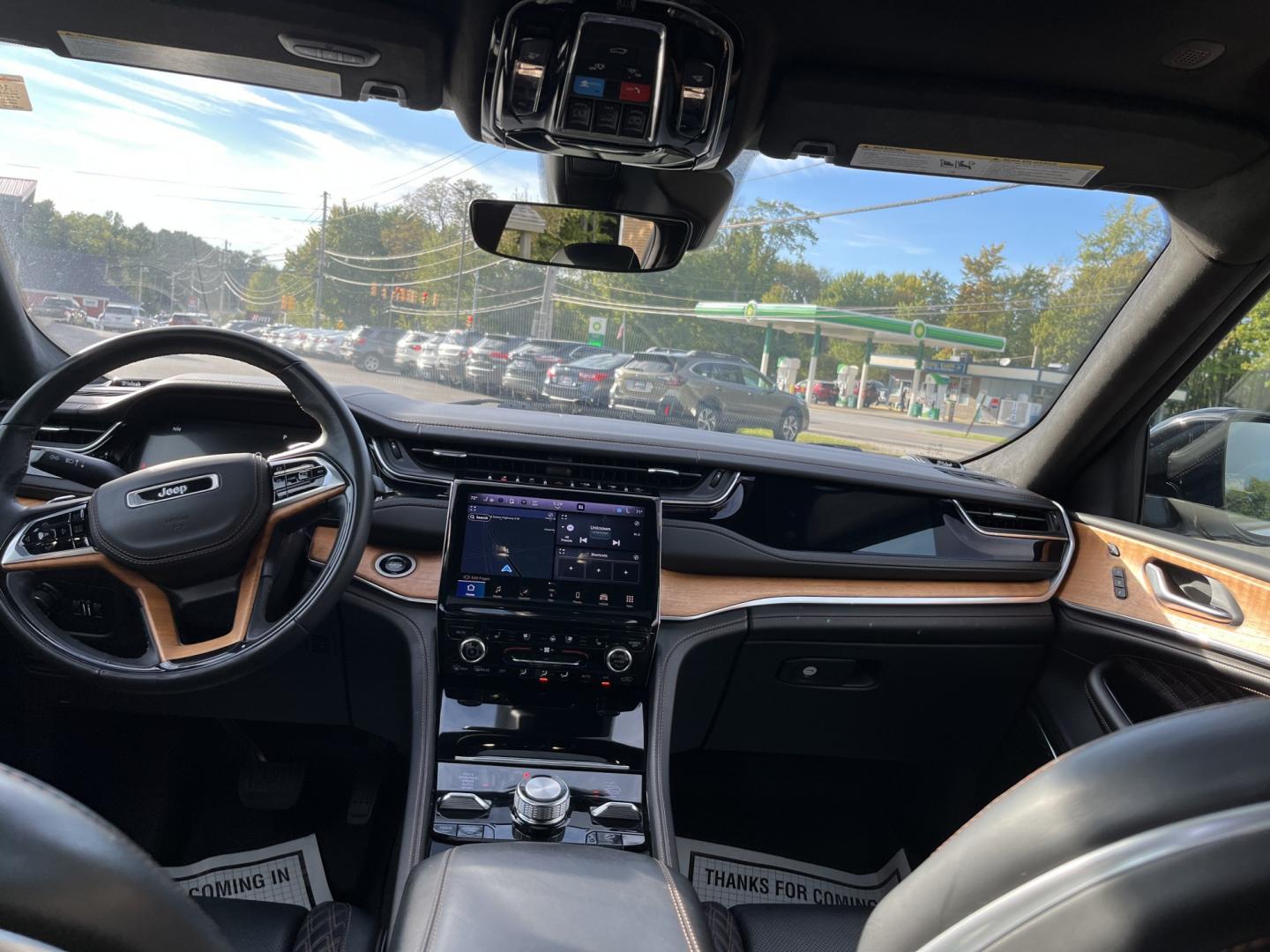 2022 White /Brown Jeep Grand Cherokee L Summit 4WD (1C4RJKET7N8) with an 5.7L V8 OHV 16V engine, Automatic transmission, located at 11115 Chardon Rd. , Chardon, OH, 44024, (440) 214-9705, 41.580246, -81.241943 - 2022 Jeep Grand Cherokee L Summit Reserve 4x4 – Rare Luxury, Real Capability, and Flagship Presence This is not a typical family SUV. The 2022 Grand Cherokee L Summit Reserve 4x4 is the most exclusive version of Jeep’s three-row flagship — the one built for buyers who want first-class comfort- Photo#40