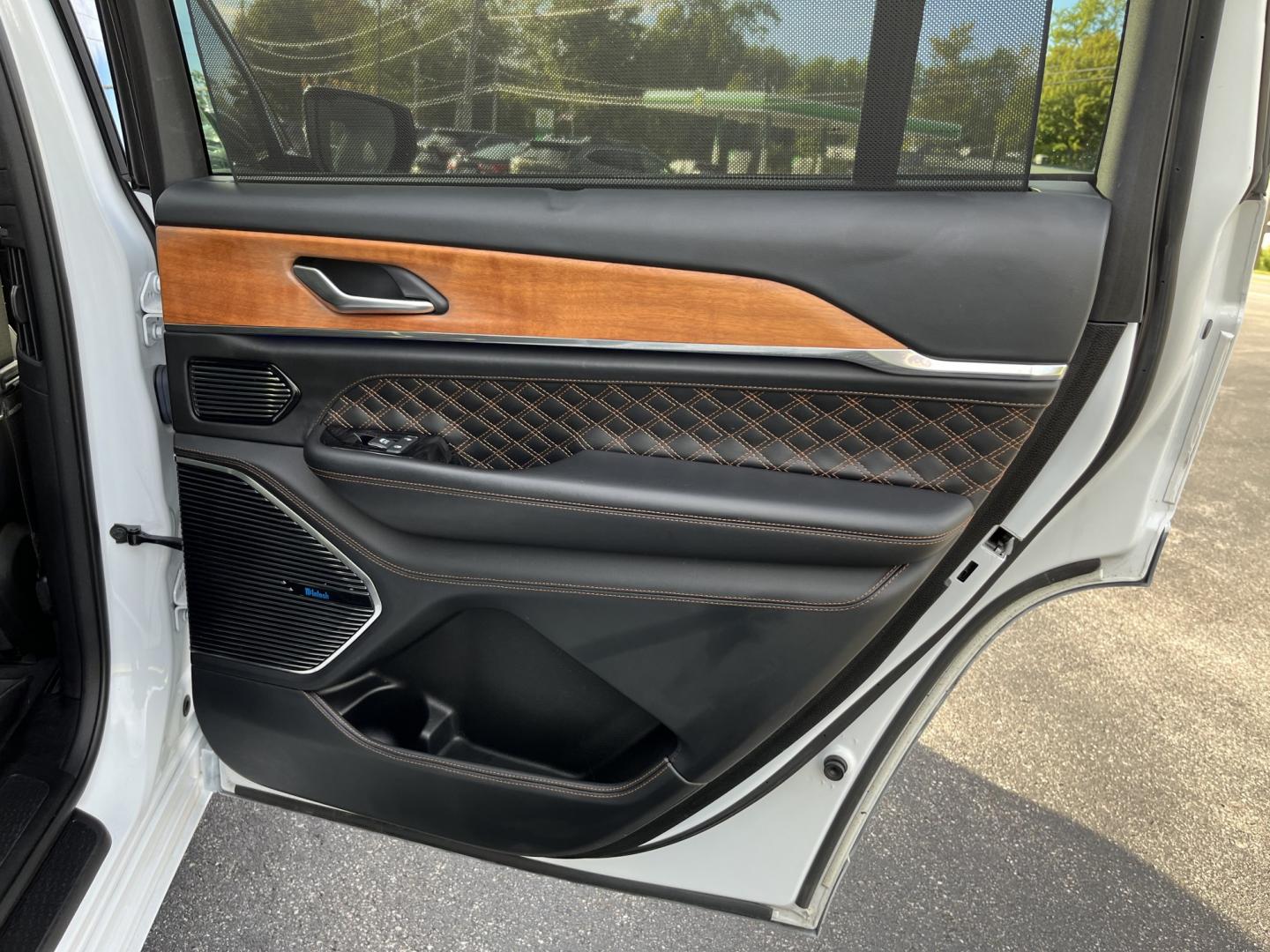 2022 White /Brown Jeep Grand Cherokee L Summit 4WD (1C4RJKET7N8) with an 5.7L V8 OHV 16V engine, Automatic transmission, located at 11115 Chardon Rd. , Chardon, OH, 44024, (440) 214-9705, 41.580246, -81.241943 - 2022 Jeep Grand Cherokee L Summit Reserve 4x4 – Rare Luxury, Real Capability, and Flagship Presence This is not a typical family SUV. The 2022 Grand Cherokee L Summit Reserve 4x4 is the most exclusive version of Jeep’s three-row flagship — the one built for buyers who want first-class comfort- Photo#43