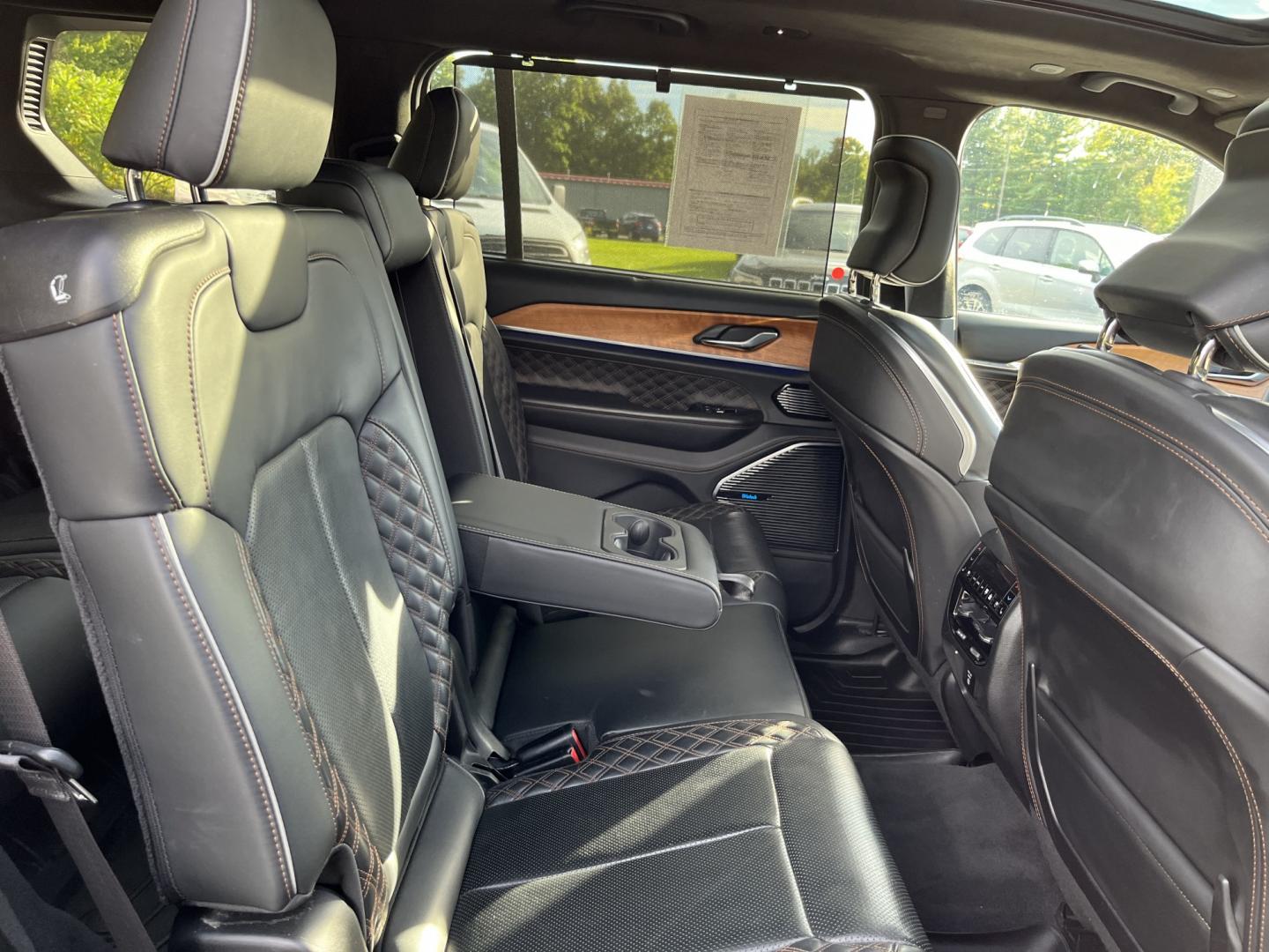 2022 White /Brown Jeep Grand Cherokee L Summit 4WD (1C4RJKET7N8) with an 5.7L V8 OHV 16V engine, Automatic transmission, located at 11115 Chardon Rd. , Chardon, OH, 44024, (440) 214-9705, 41.580246, -81.241943 - 2022 Jeep Grand Cherokee L Summit Reserve 4x4 – Rare Luxury, Real Capability, and Flagship Presence This is not a typical family SUV. The 2022 Grand Cherokee L Summit Reserve 4x4 is the most exclusive version of Jeep’s three-row flagship — the one built for buyers who want first-class comfort- Photo#44