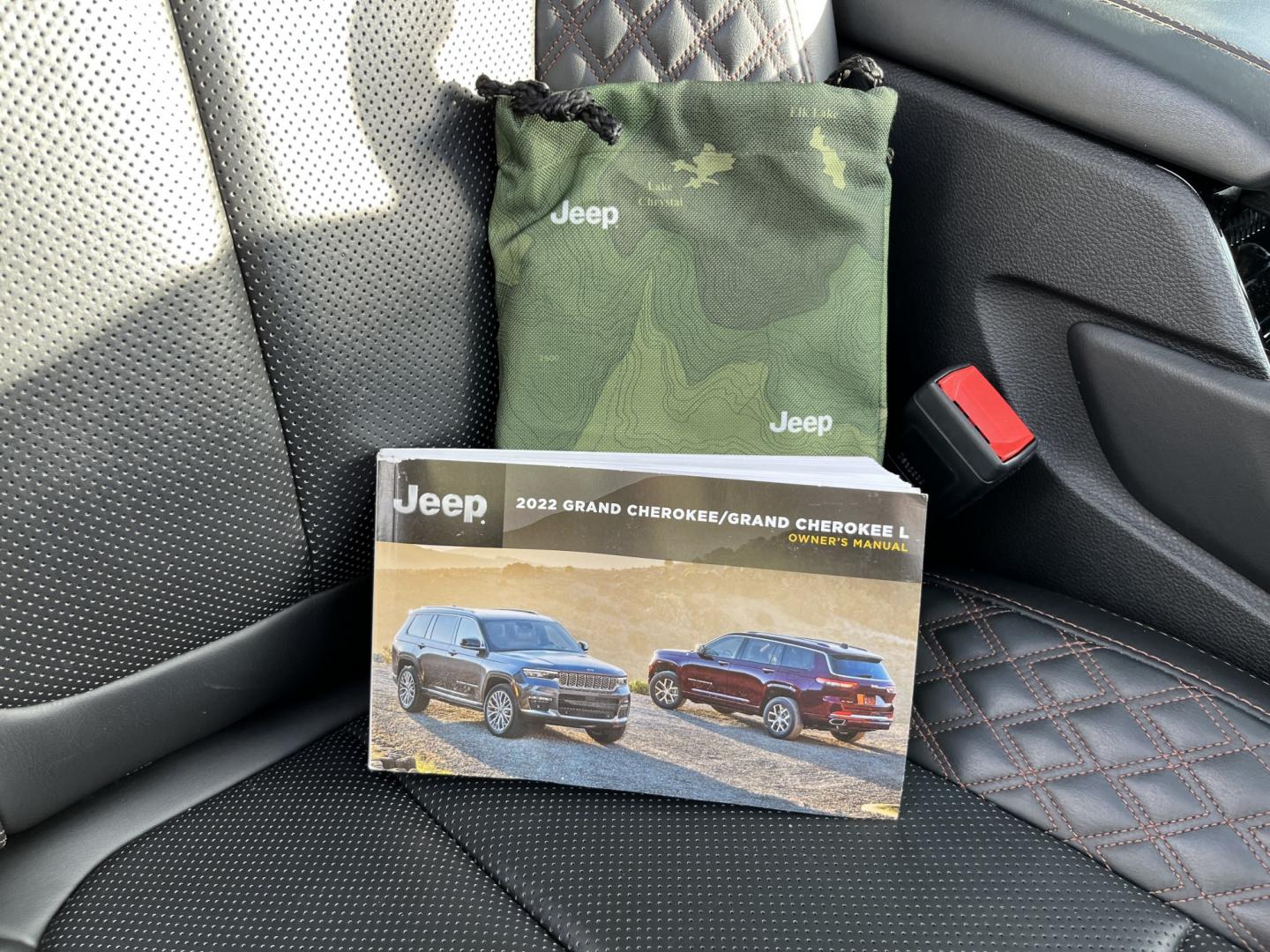 2022 White /Brown Jeep Grand Cherokee L Summit 4WD (1C4RJKET7N8) with an 5.7L V8 OHV 16V engine, Automatic transmission, located at 11115 Chardon Rd. , Chardon, OH, 44024, (440) 214-9705, 41.580246, -81.241943 - 2022 Jeep Grand Cherokee L Summit Reserve 4x4 – Rare Luxury, Real Capability, and Flagship Presence This is not a typical family SUV. The 2022 Grand Cherokee L Summit Reserve 4x4 is the most exclusive version of Jeep’s three-row flagship — the one built for buyers who want first-class comfort- Photo#50