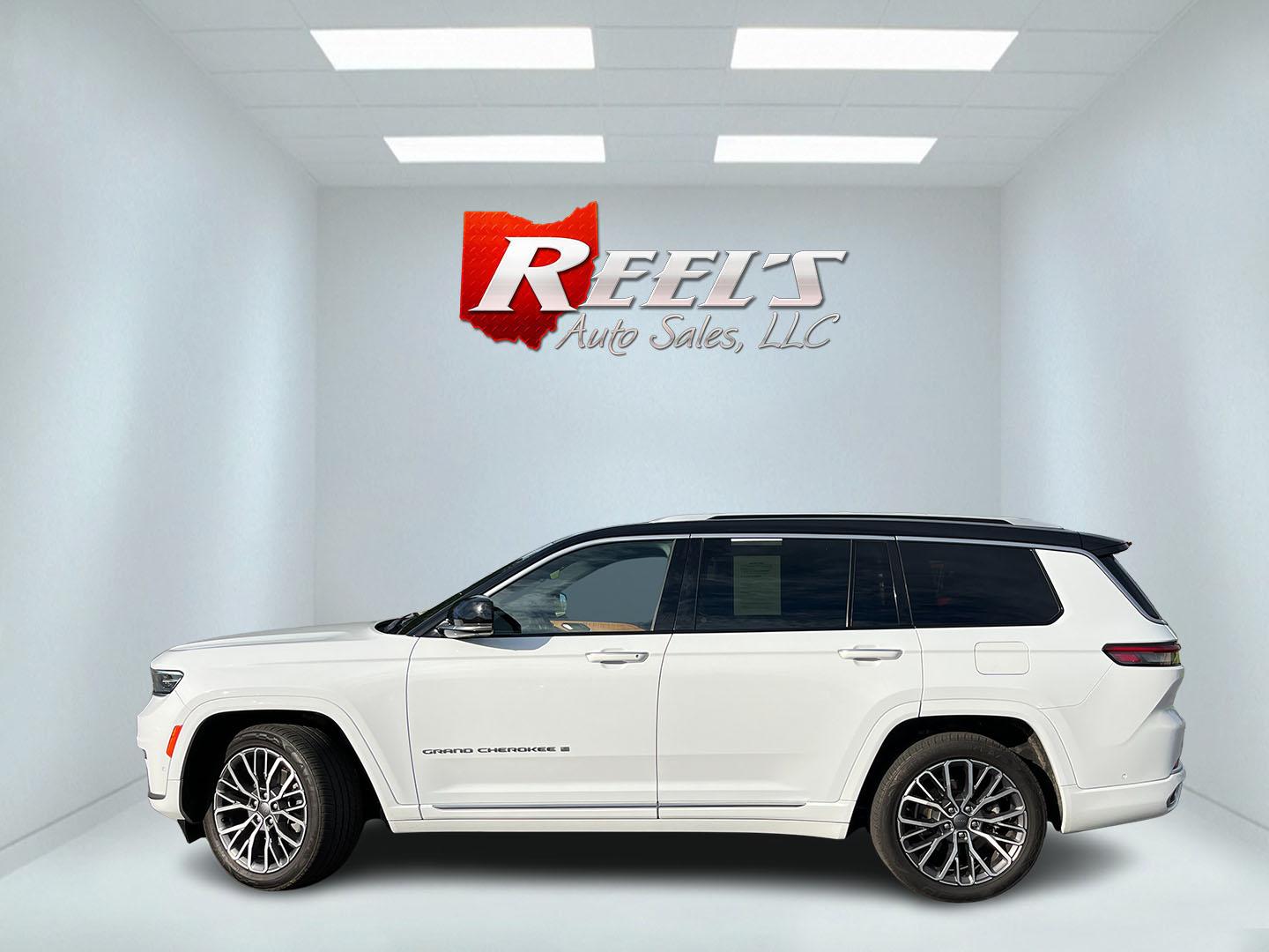2022 White /Brown Jeep Grand Cherokee L Summit 4WD (1C4RJKET7N8) with an 5.7L V8 OHV 16V engine, Automatic transmission, located at 11115 Chardon Rd. , Chardon, OH, 44024, (440) 214-9705, 41.580246, -81.241943 - 2022 Jeep Grand Cherokee L Summit Reserve 4x4 – Rare Luxury, Real Capability, and Flagship Presence This is not a typical family SUV. The 2022 Grand Cherokee L Summit Reserve 4x4 is the most exclusive version of Jeep’s three-row flagship — the one built for buyers who want first-class comfort- Photo#10