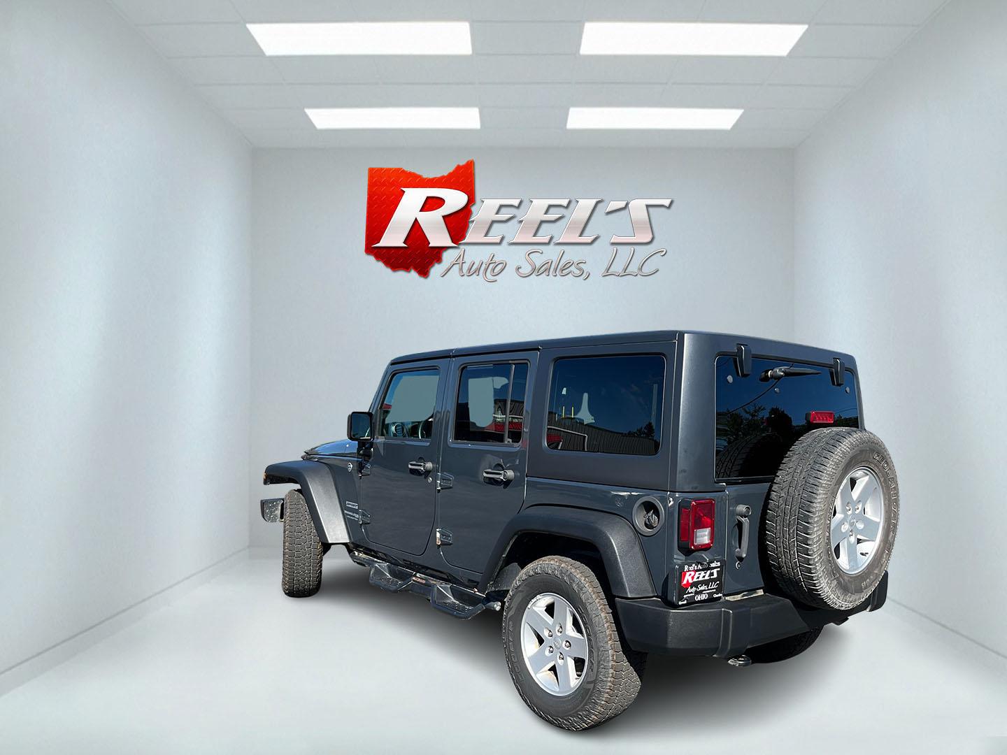 2018 Gray /Black Jeep Wrangler Unlimited Sport 4WD (1C4BJWDG3JL) with an 3.6L V6 DOHC 24V engine, Automatic transmission, located at 11115 Chardon Rd. , Chardon, OH, 44024, (440) 214-9705, 41.580246, -81.241943 - 2018 Jeep Wrangler JK Unlimited Sport 4x4 – Trail-Rated Freedom with One-Owner History This is the Jeep that still feels like a Jeep. The 2018 Wrangler JK Unlimited Sport 4x4 has the open-air character and Trail Rated capability buyers look for, with the extra room of the four-door Unlimited. Fin- Photo#9