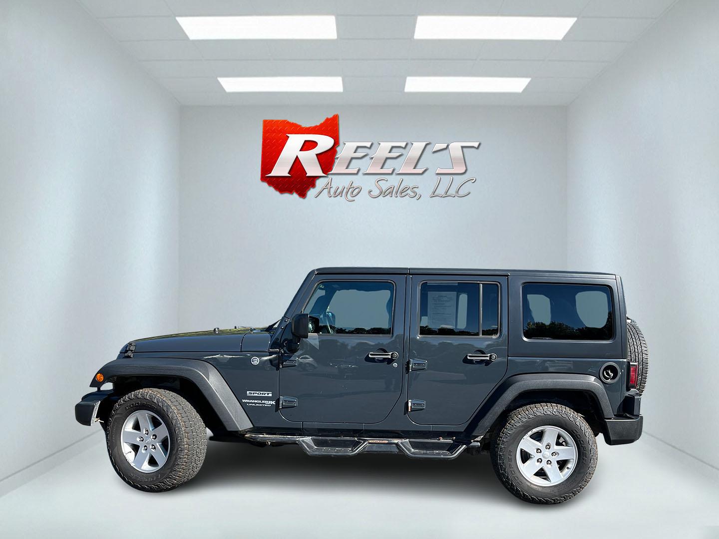 2018 Gray /Black Jeep Wrangler Unlimited Sport 4WD (1C4BJWDG3JL) with an 3.6L V6 DOHC 24V engine, Automatic transmission, located at 11115 Chardon Rd. , Chardon, OH, 44024, (440) 214-9705, 41.580246, -81.241943 - 2018 Jeep Wrangler JK Unlimited Sport 4x4 – Trail-Rated Freedom with One-Owner History This is the Jeep that still feels like a Jeep. The 2018 Wrangler JK Unlimited Sport 4x4 has the open-air character and Trail Rated capability buyers look for, with the extra room of the four-door Unlimited. Fin- Photo#11