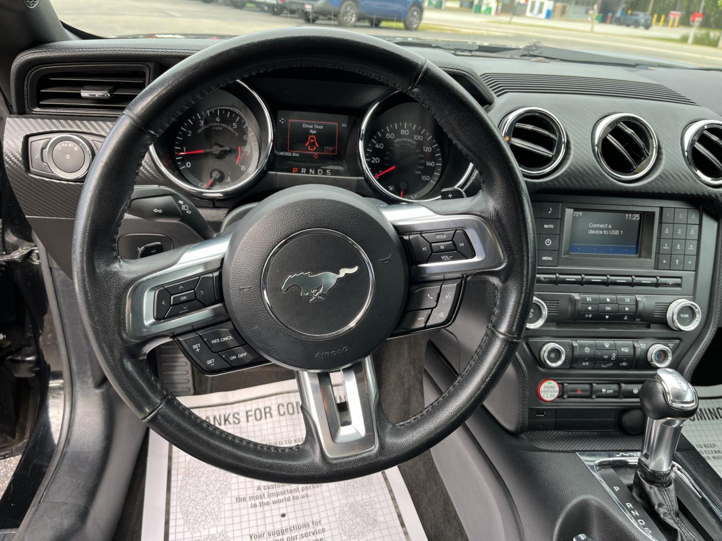 2017 Black /Black Ford Mustang V6 Convertible (1FATP8EM9H5) with an 3.7L V6 DOHC 24V engine, Automatic transmission, located at 11115 Chardon Rd. , Chardon, OH, 44024, (440) 214-9705, 41.580246, -81.241943 - 2017 Ford Mustang Convertible – Open-Air Mustang Feel with V6 Confidence Some cars get you there. A Mustang Convertible makes you want to take the long way. This 2017 Ford Mustang Convertible in Shadow Black has that classic look, with a power soft top you can drop when the weather is right. The- Photo#22