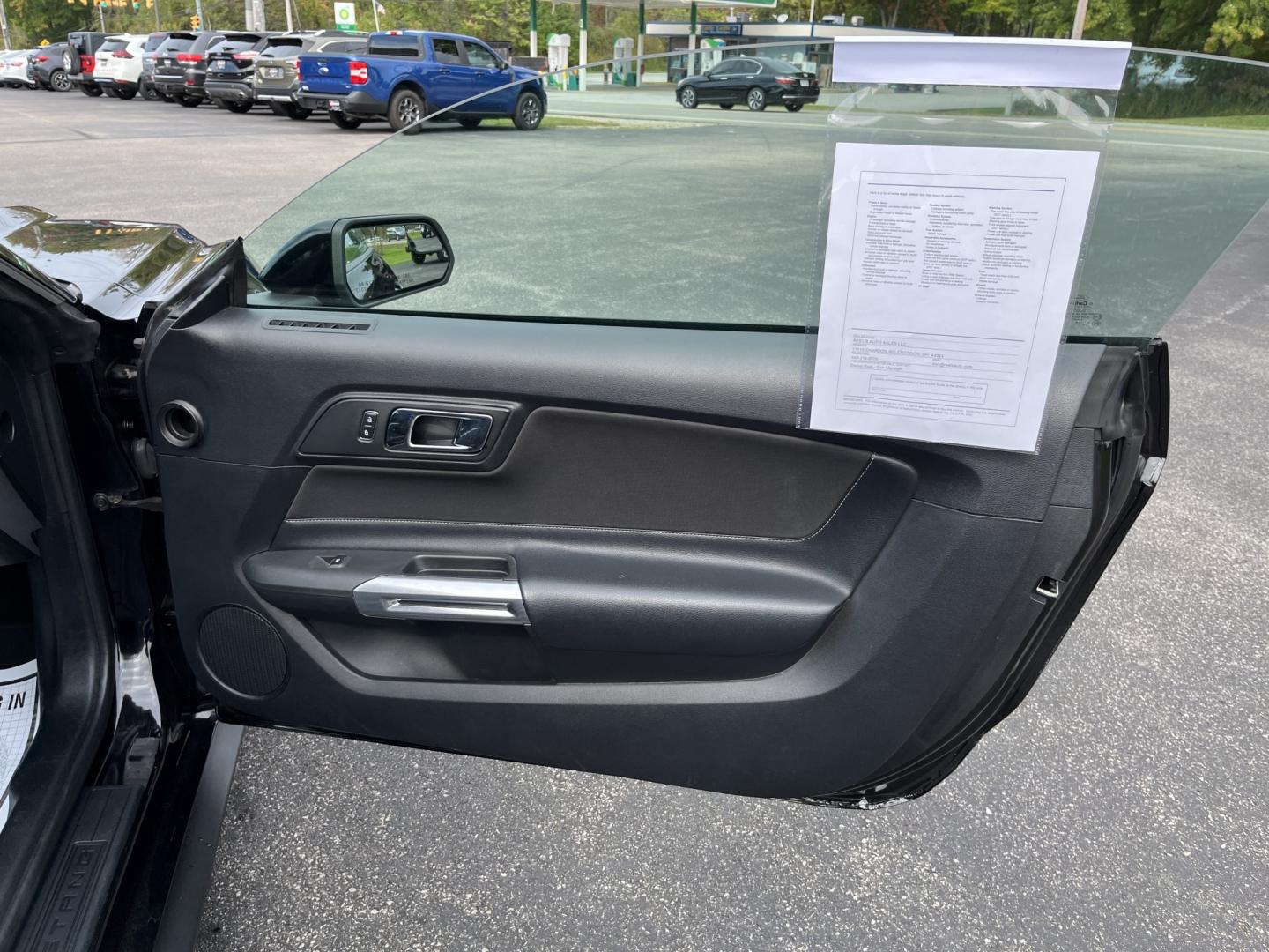 2017 Black /Black Ford Mustang V6 Convertible (1FATP8EM9H5) with an 3.7L V6 DOHC 24V engine, Automatic transmission, located at 11115 Chardon Rd. , Chardon, OH, 44024, (440) 214-9705, 41.580246, -81.241943 - 2017 Ford Mustang Convertible – Open-Air Mustang Feel with V6 Confidence Some cars get you there. A Mustang Convertible makes you want to take the long way. This 2017 Ford Mustang Convertible in Shadow Black has that classic look, with a power soft top you can drop when the weather is right. The- Photo#33